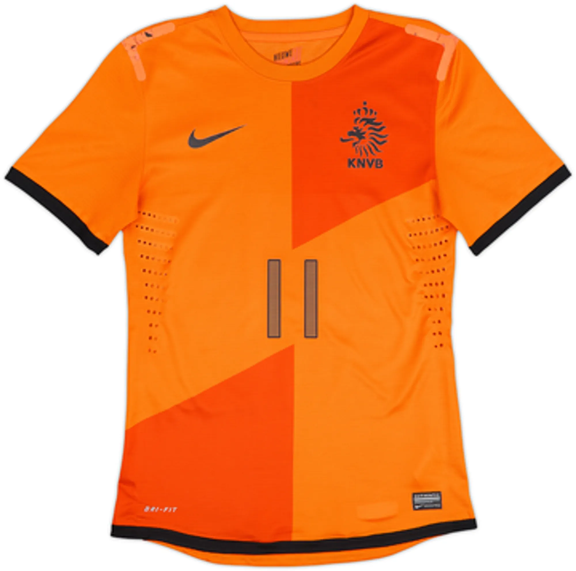 2012-13 Netherlands Player Issue Home Shirt Robben #11 - 5/10 - (S)