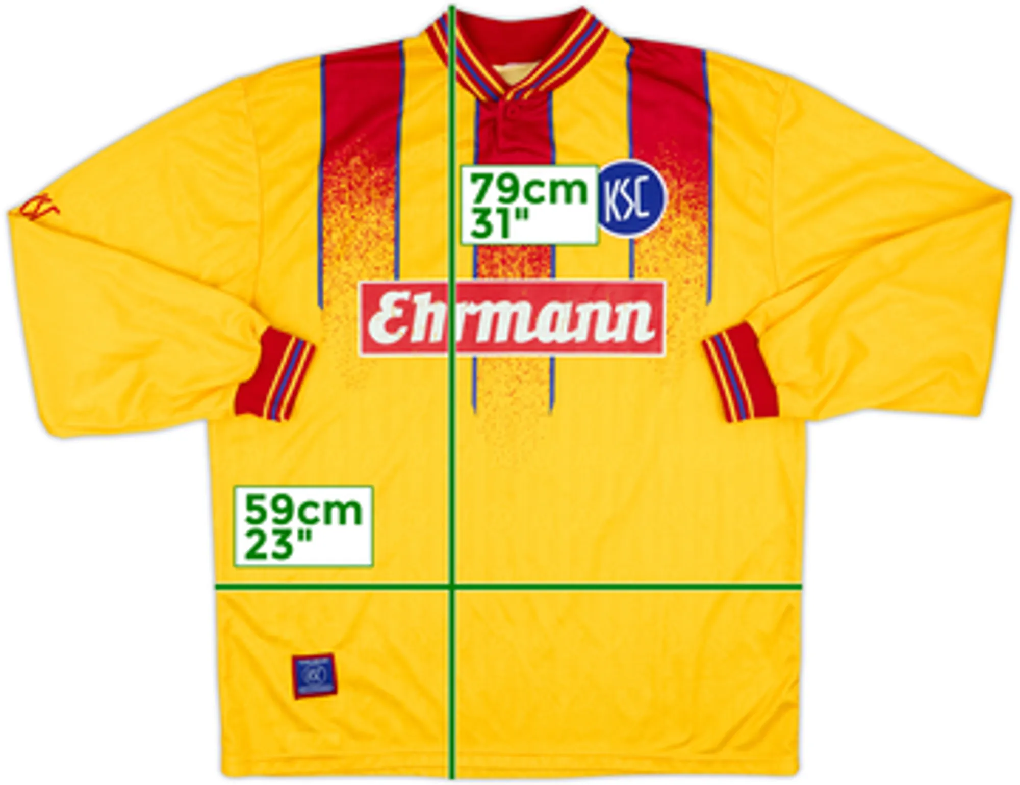 1997-98 Karlsruher Third L/S Shirt - 6/10 - (XL)