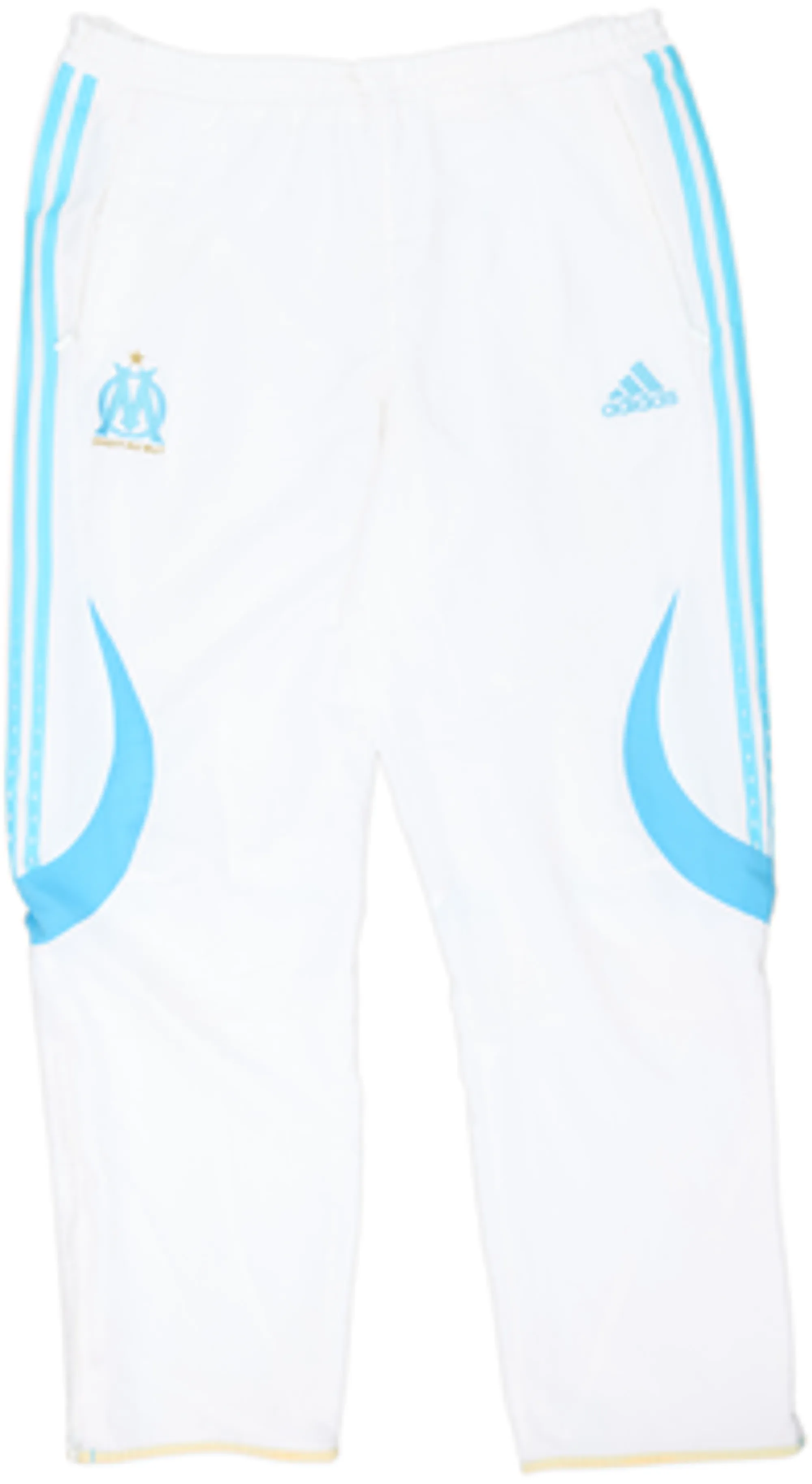 2007-08 Olympique Marseille adidas Track Bottoms - 8/10 - (L)