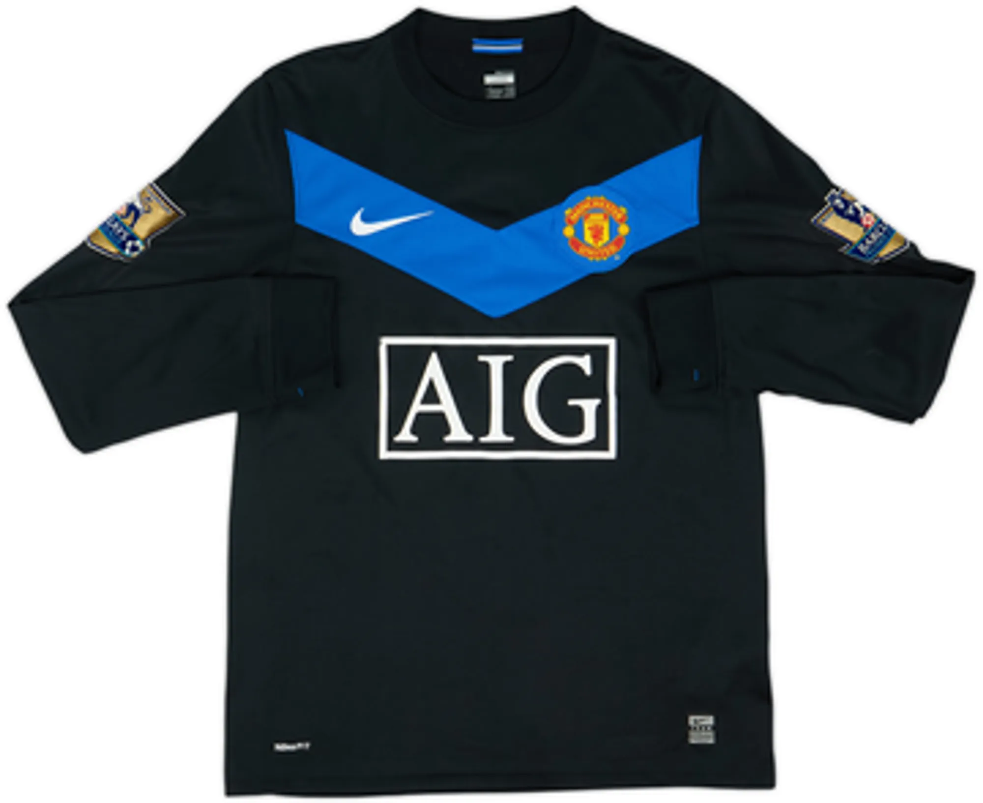 2009-10 Manchester United Away L/S Shirt J.S Park #13 - 6/10 - (S)