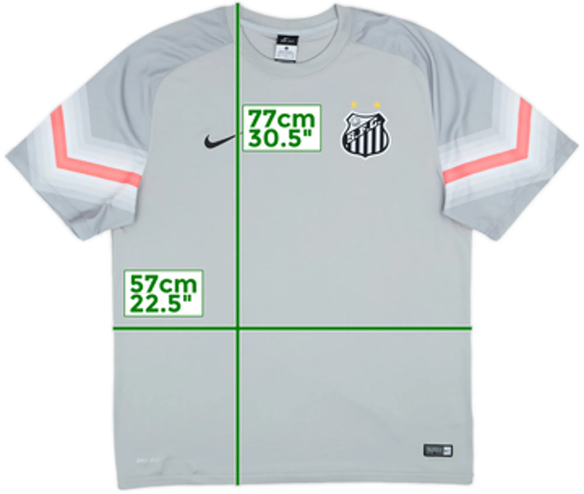 2015 Santos GK S/S Shirt - 8/10 - (XL)
