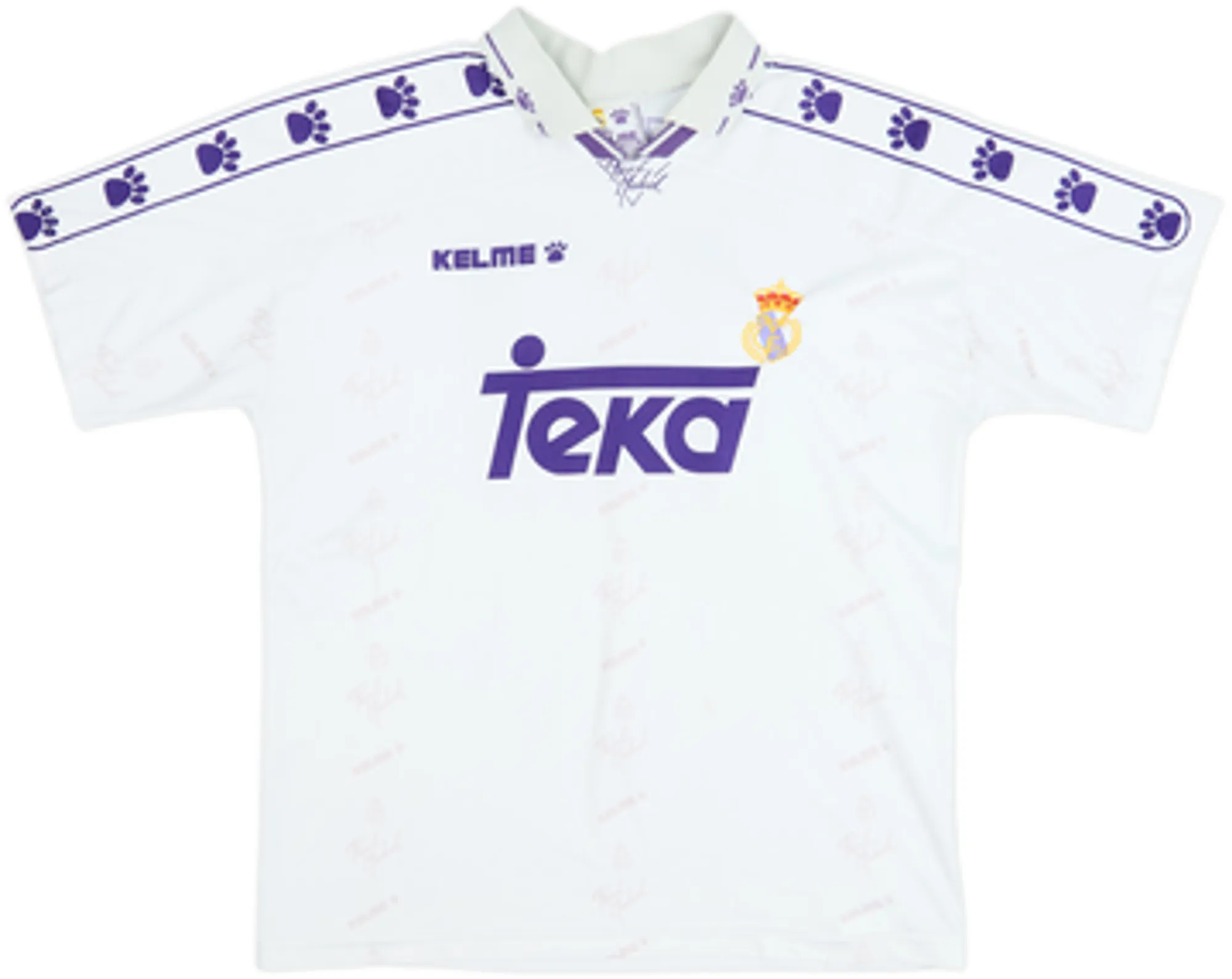 1994-96 Real Madrid Home Shirt Laudrup #10 - 7/10 - (XL)