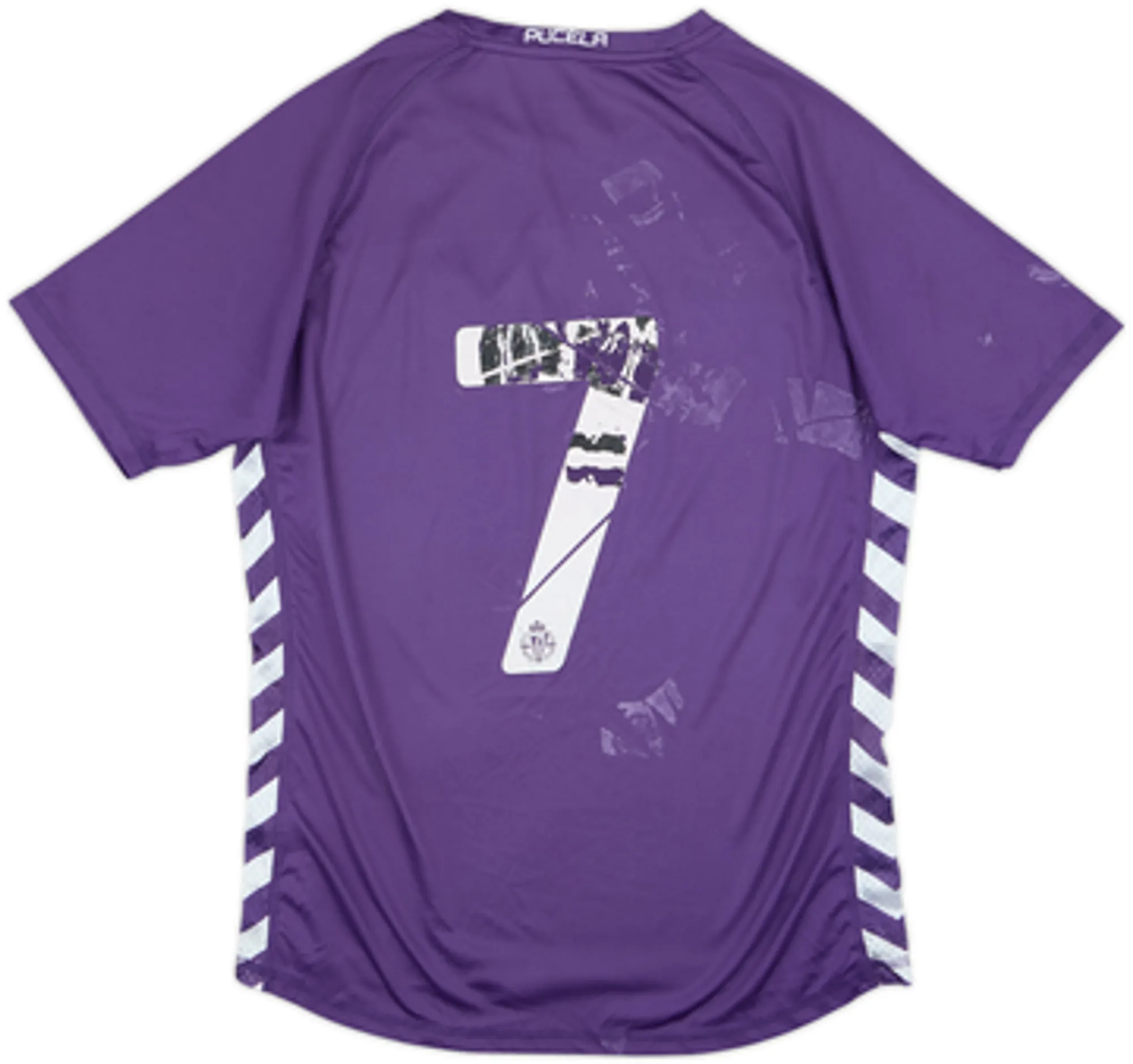 2014-15 Real Valladolid Home Shirt #7 - 4/10 - (S)