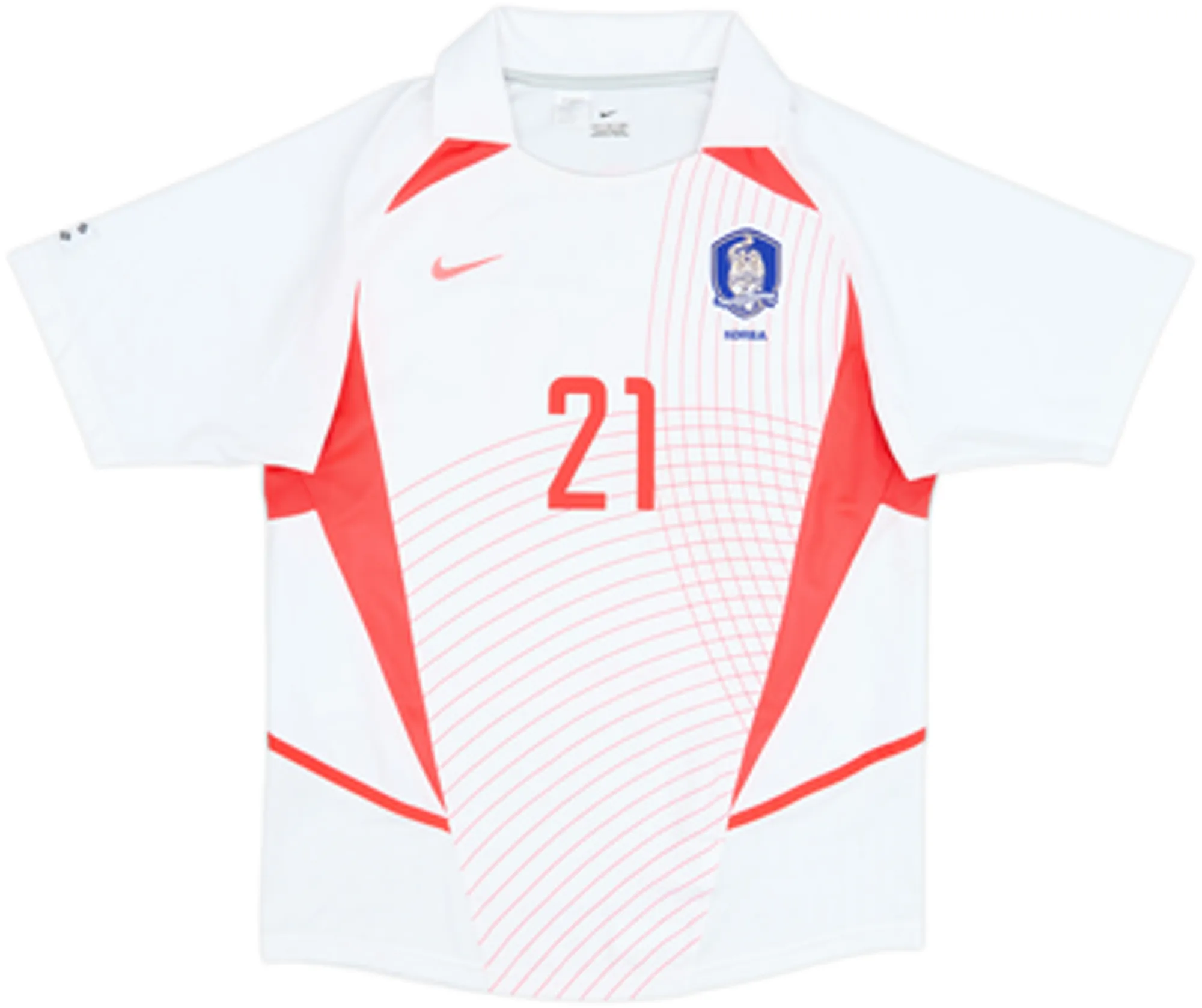 2002-03 South Korea Away Shirt J S Park #21 - 8/10 - (M)