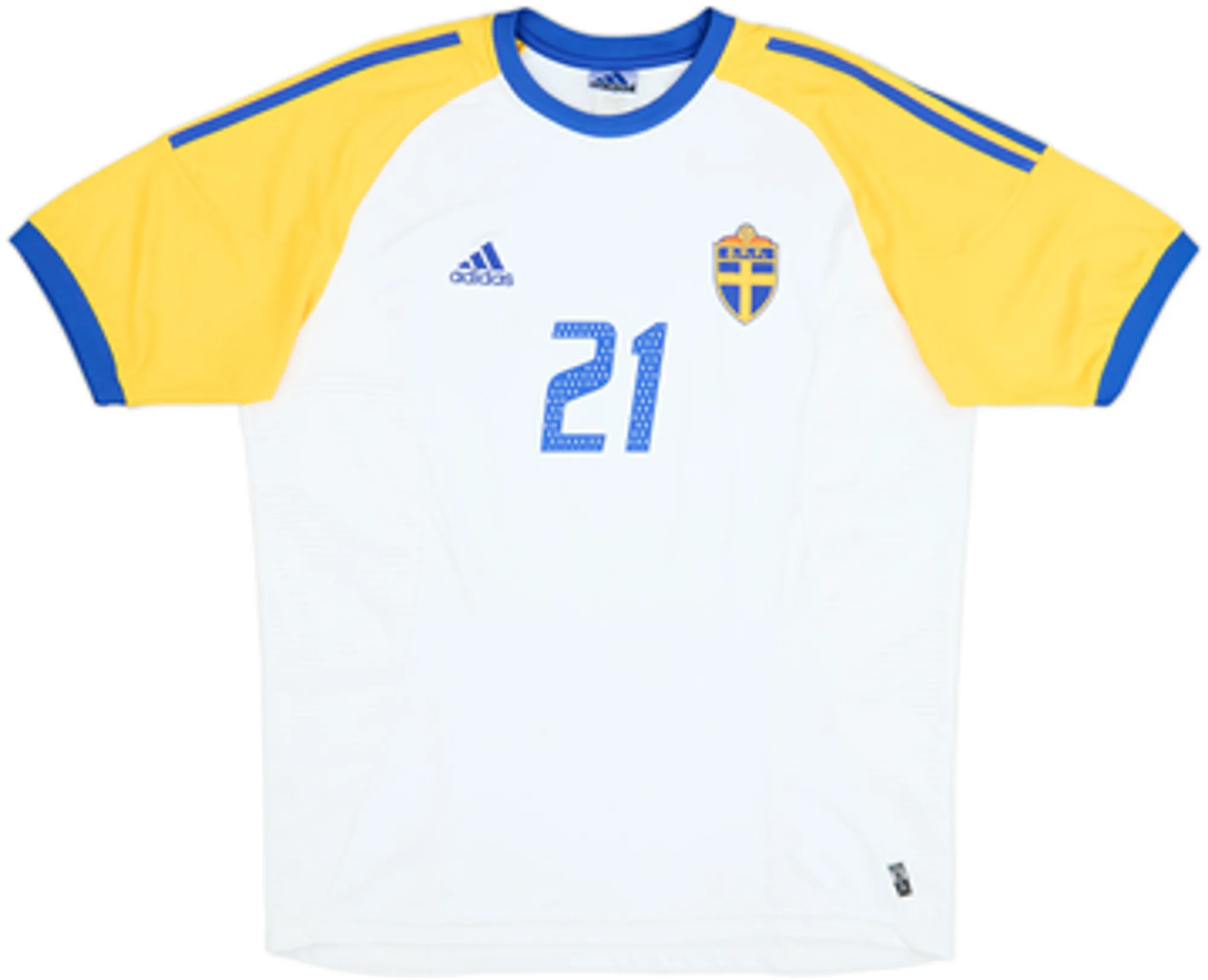 2002-04 Sweden Away Shirt Ibrahimovic #21 - 9/10 - (L)