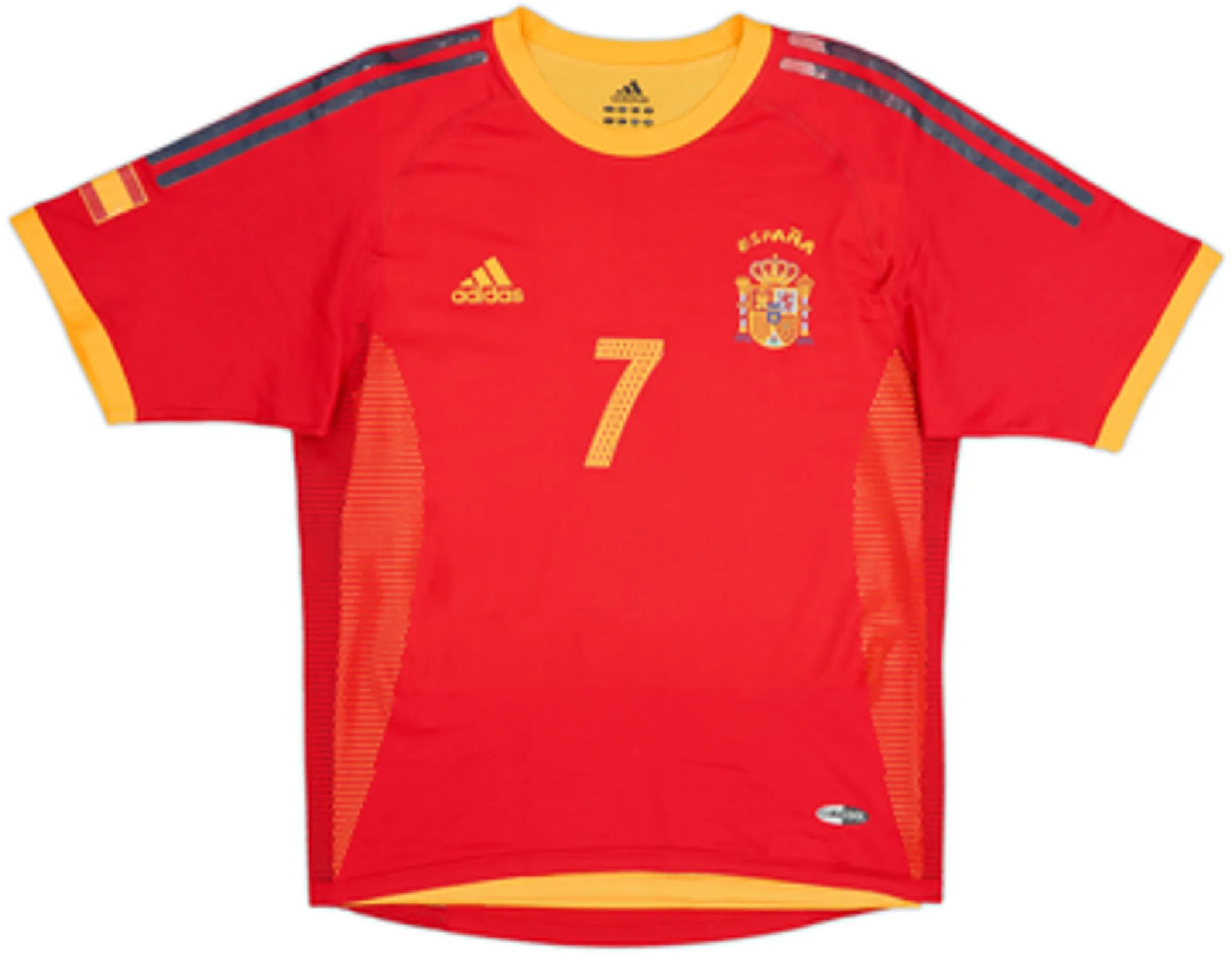 2002-04 Spain Player Issue Home Shirt Raul #7 - 5/10 - (S)
