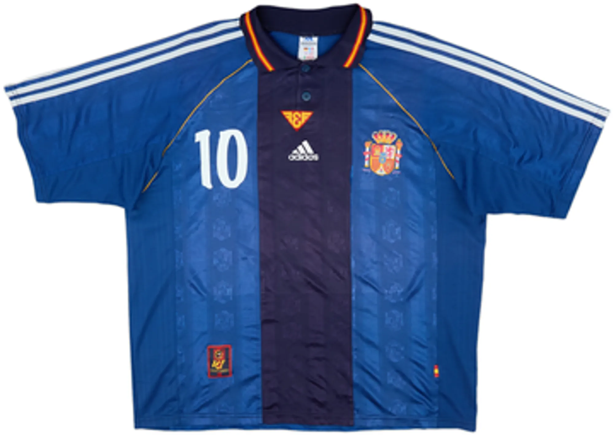 1999-00 Spain Away Shirt Raul #10 - 9/10 - (XL)