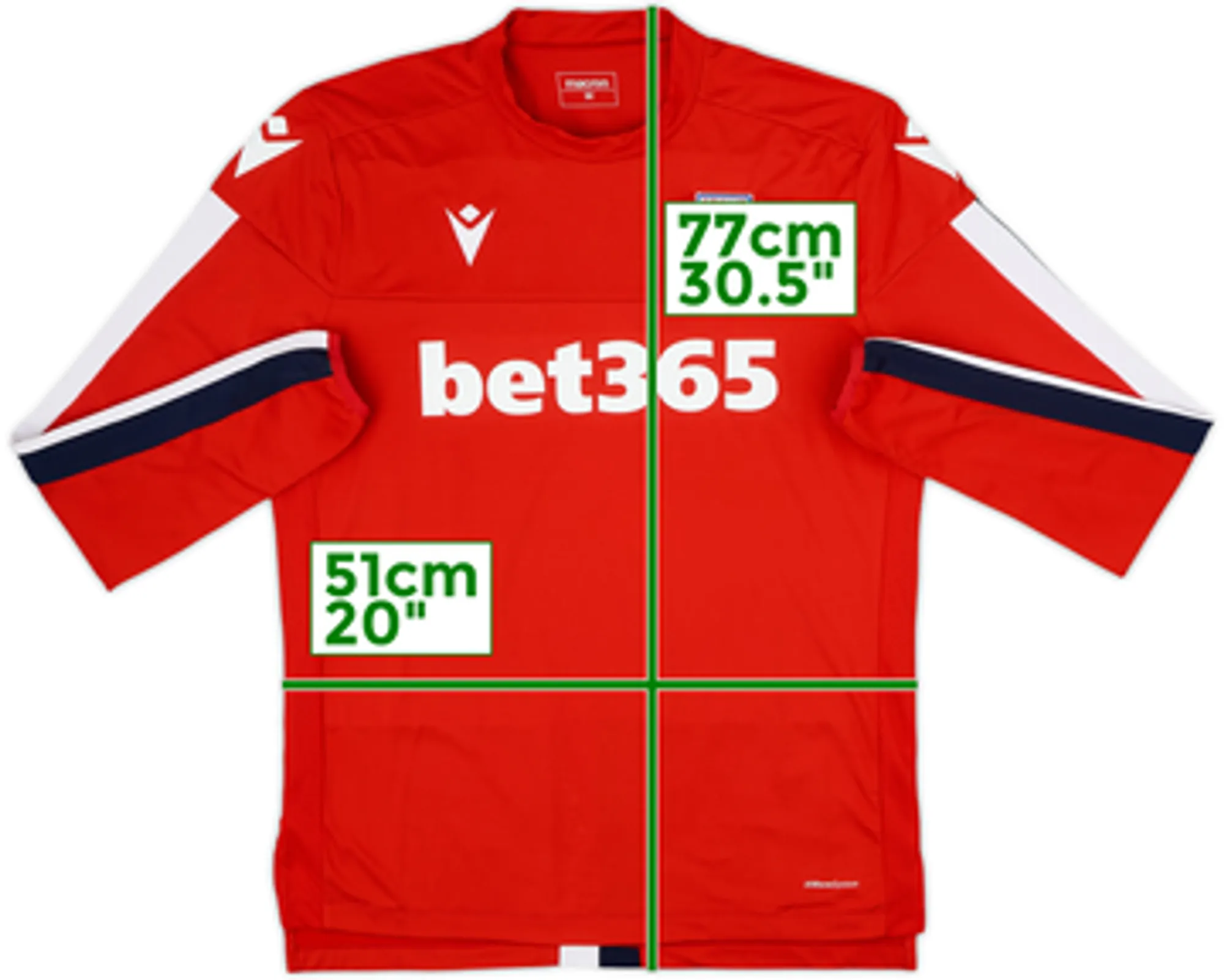 2020-21 Stoke City Macron Sweat Top - 7/10 - (M)