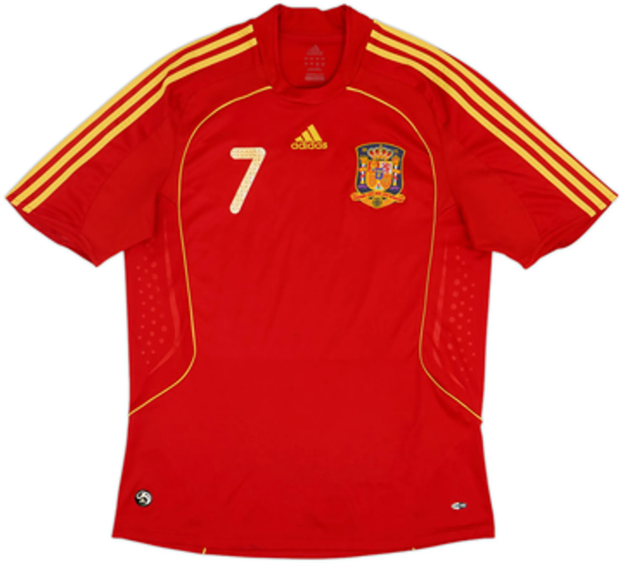 2007-09 Spain Home Shirt David Villa #7 - 6/10 - (L)