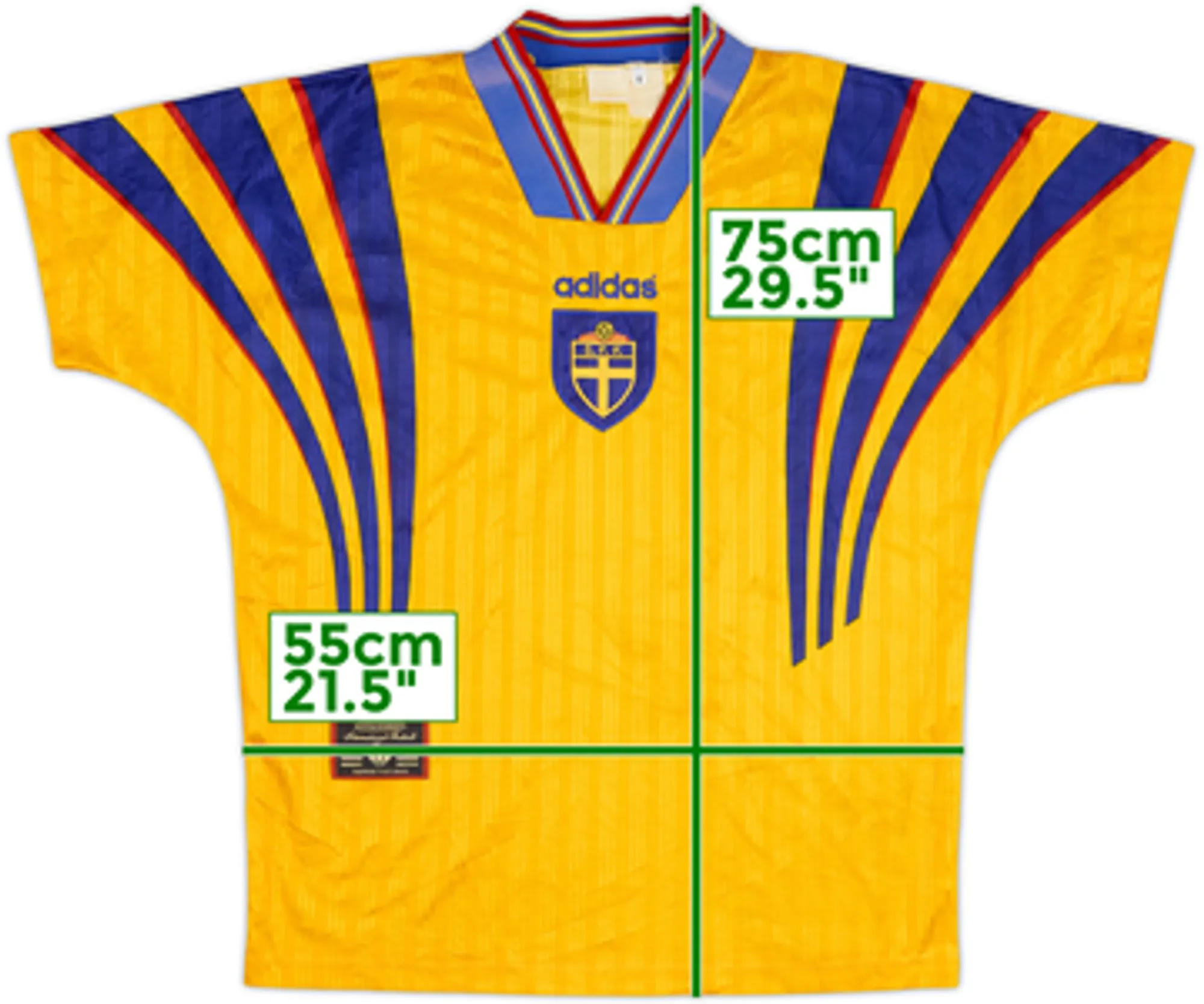 1997 Sweden Home Shirt - 9/10 - (L)