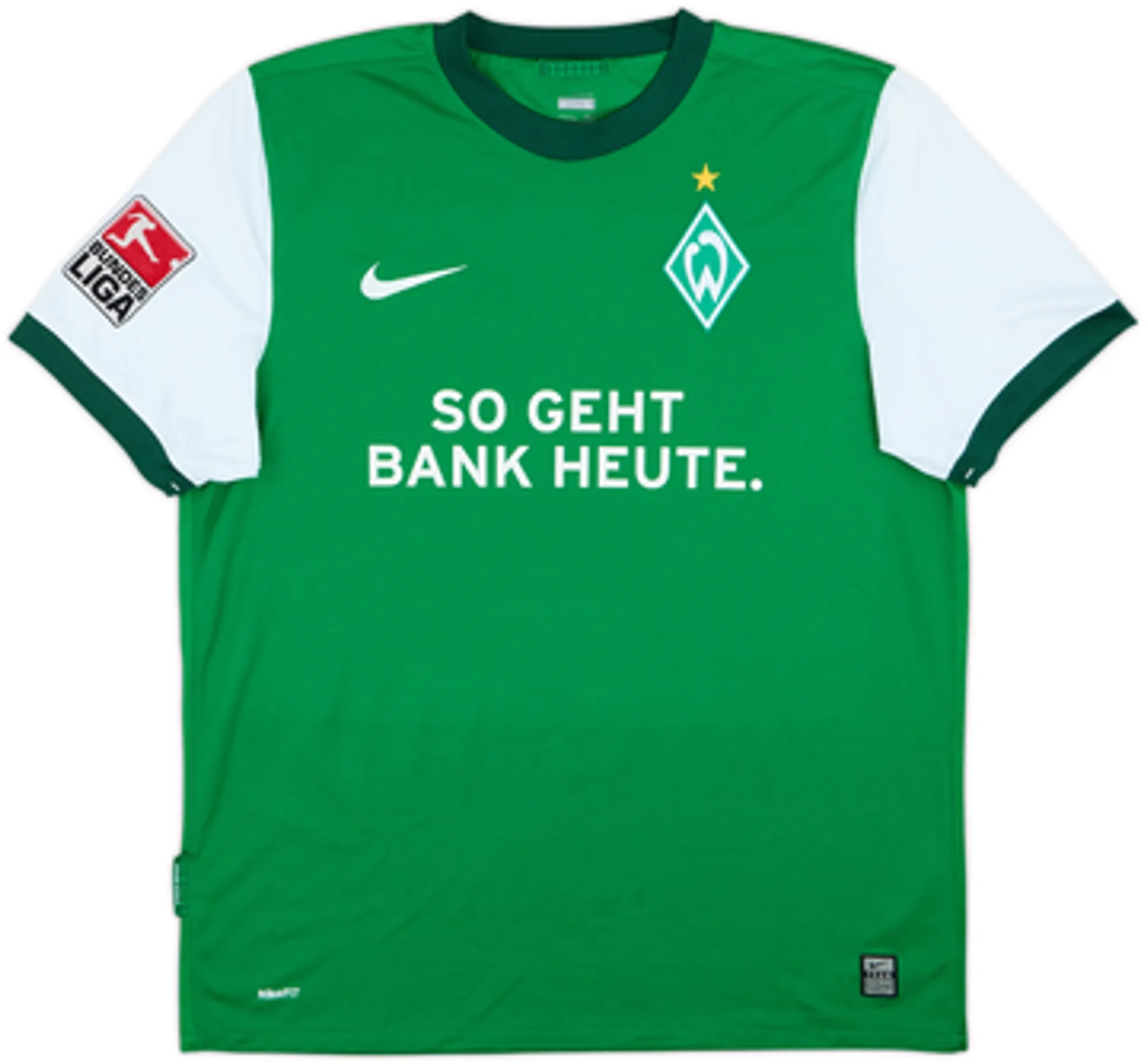 2009-10 Werder Bremen Home Shirt Marin #10 - 5/10 - (L)