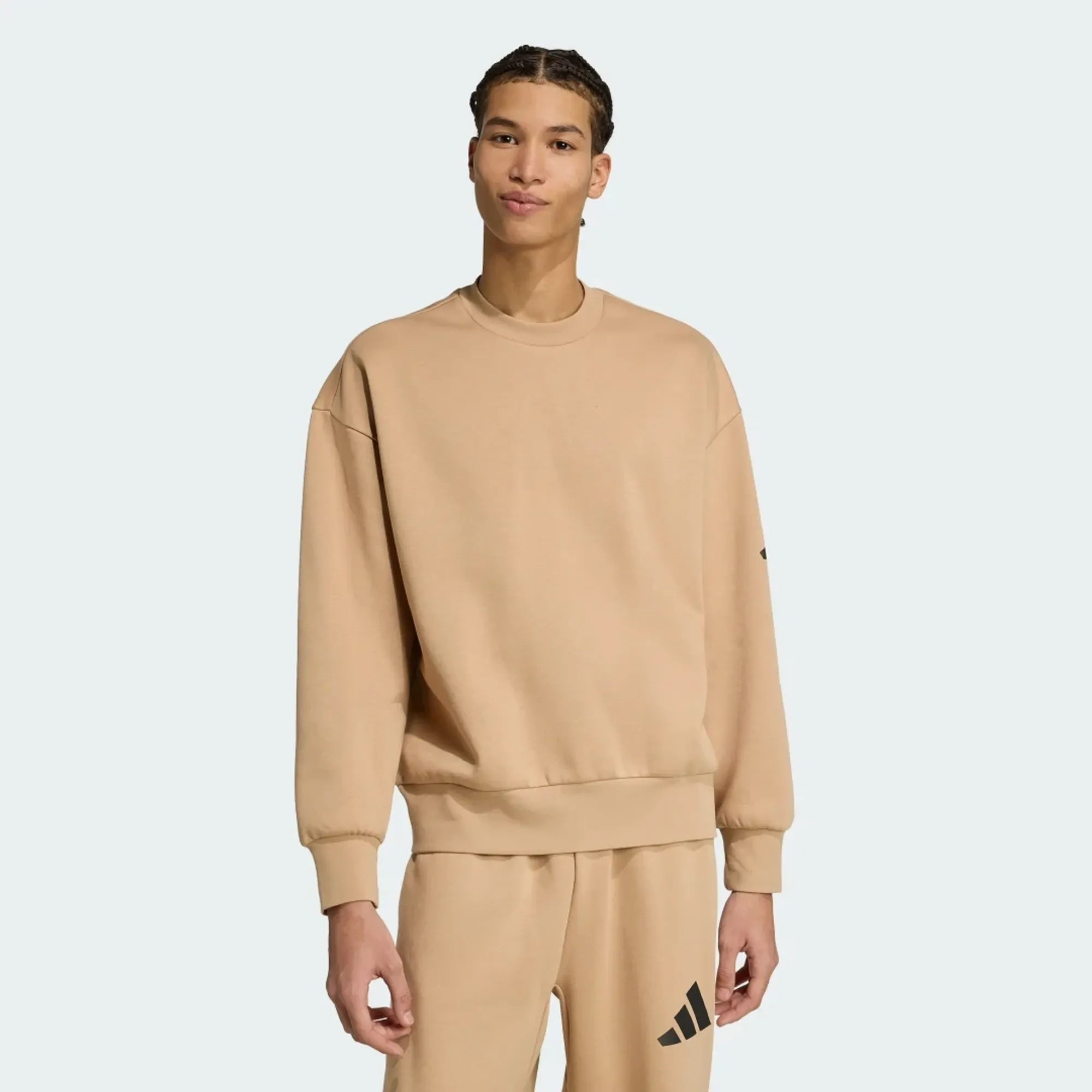 adidas Essentials Loose Fit 3 Bar Logo Sweatshirt