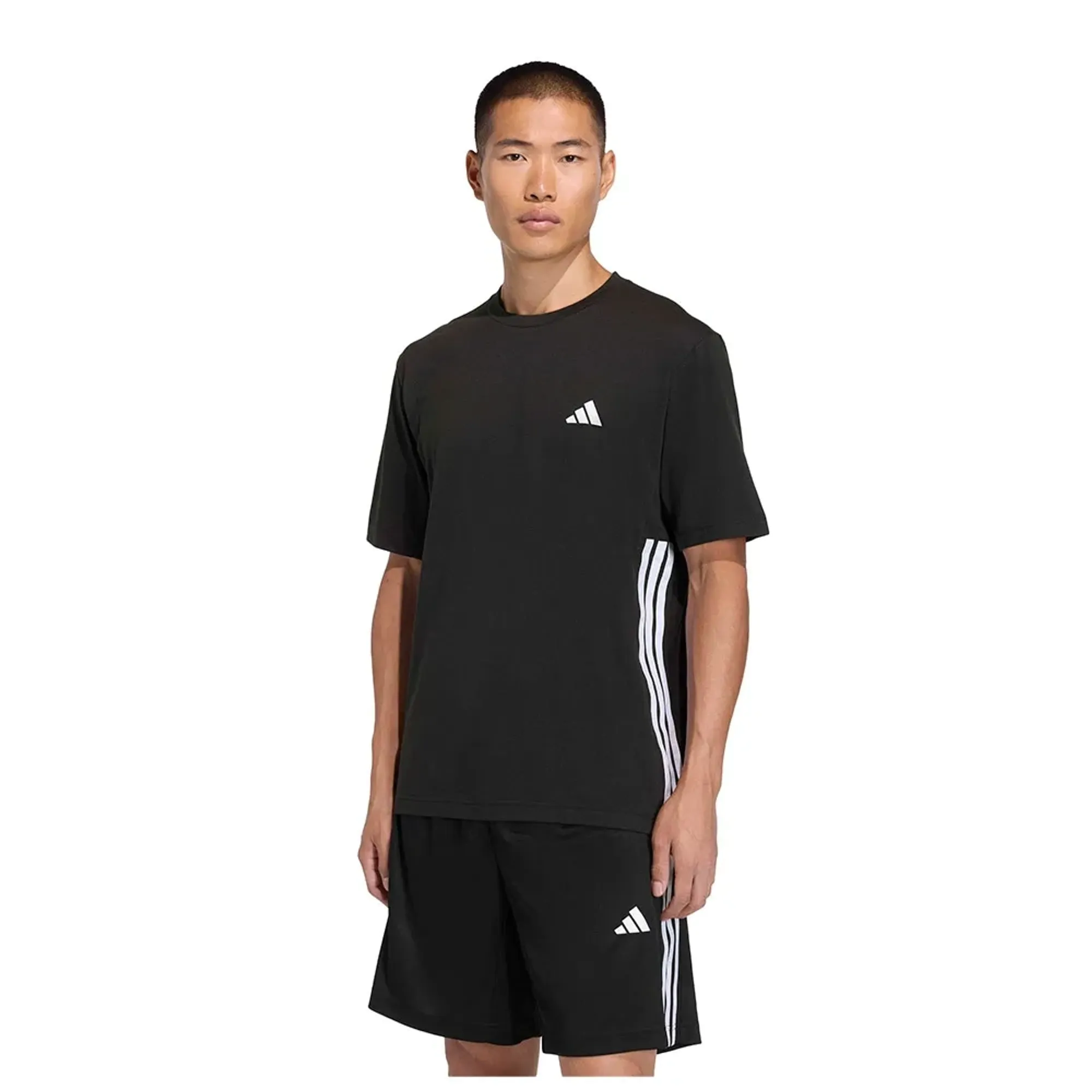 Adidas Workout Essentials Feelready 3 Stripes Short Sleeve T-shirt