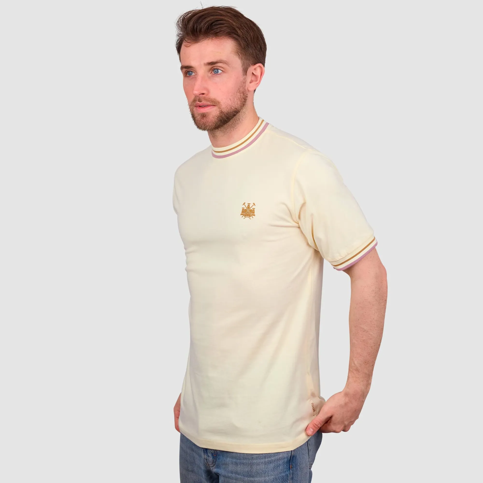 West Ham Castle Collection T-Shirt - Cream