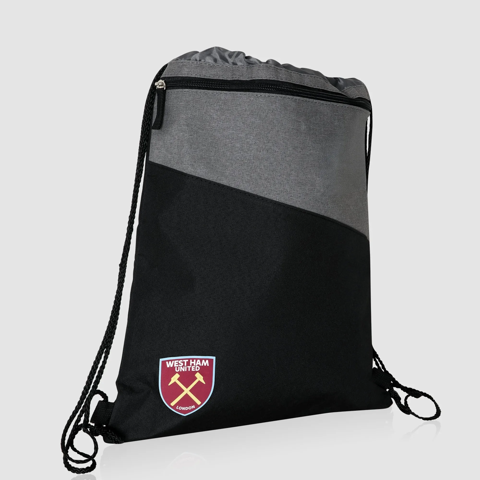 West Ham Gym Bag - Black &Amp; Grey