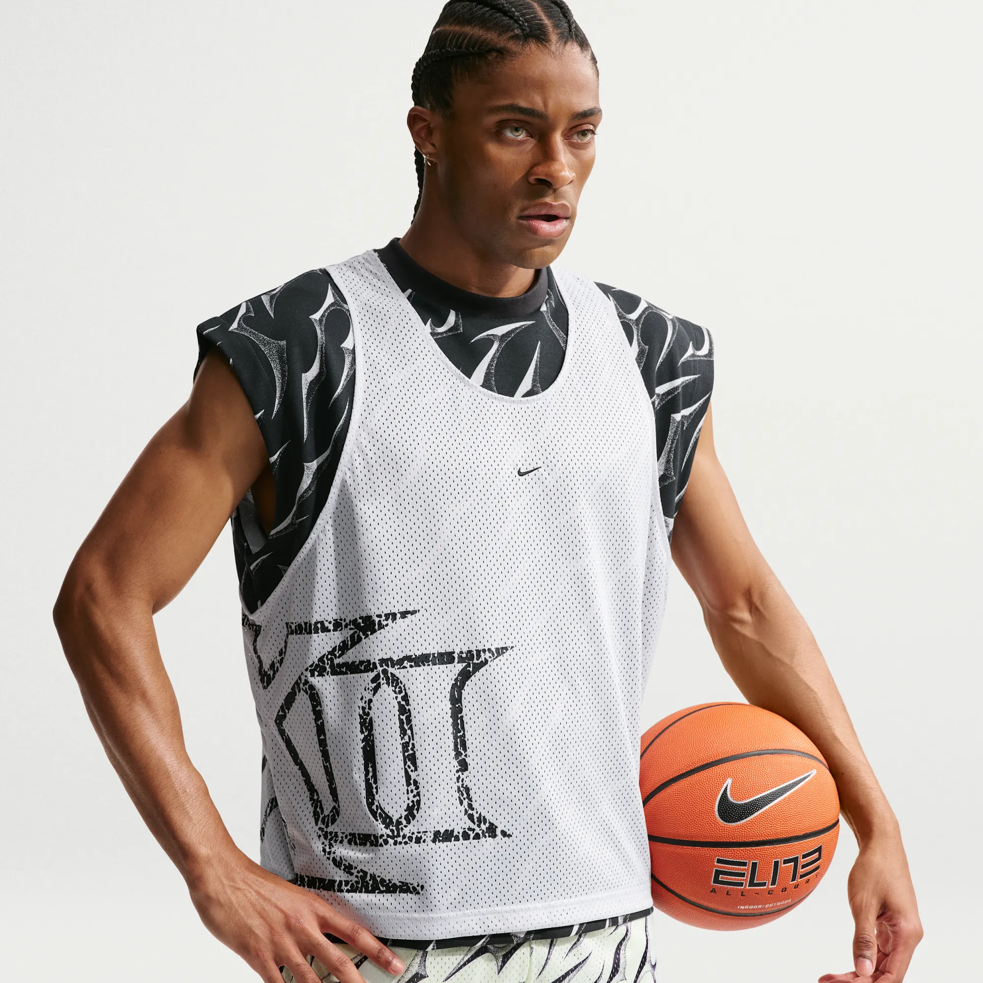 Nike Ja Men's Dri-FIT Basketball Practice Jersey - Vast Grey