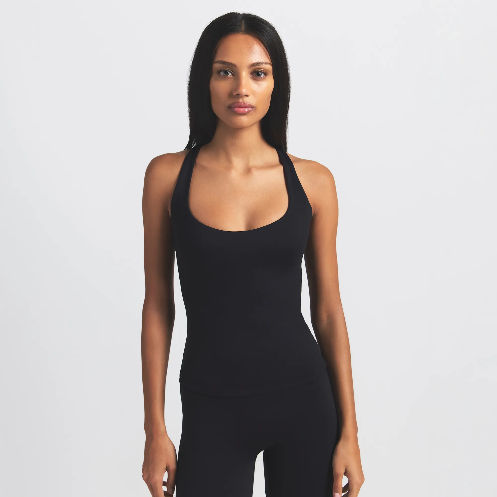 NikeSKIMS Matte Women's Racerback Tank Top - NSKM OBSIDIAN