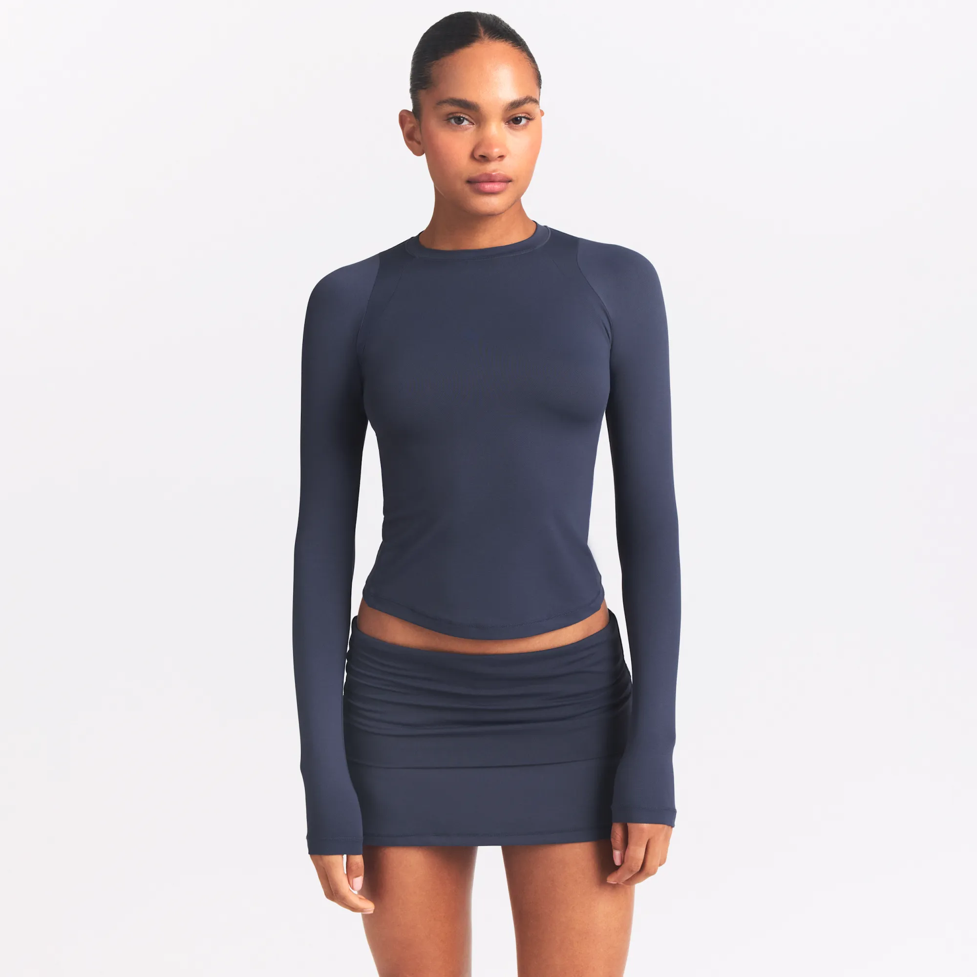 NikeSKIMS Airy Women's Long-Sleeve Crew-Neck Top - NSKM DEEP ROYAL