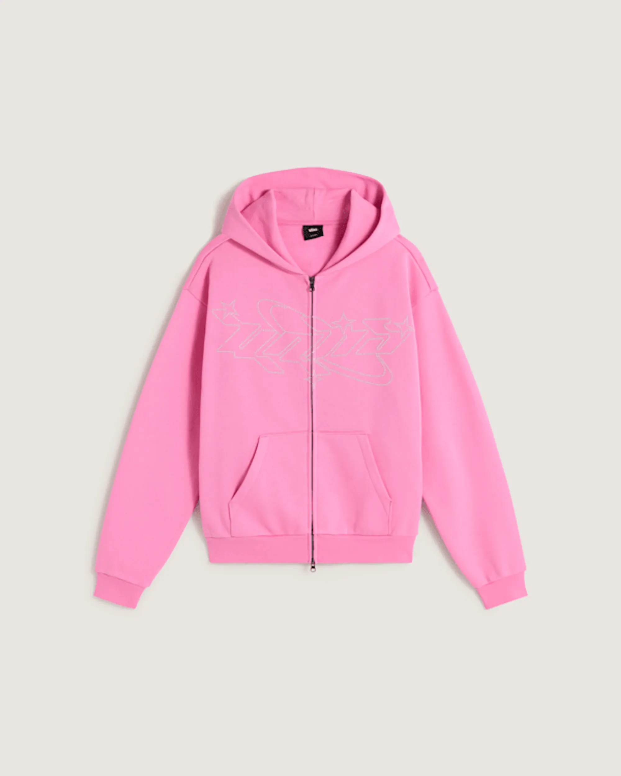 Vans - Y2k Star Zip Pullover Hoodie, Woman, Pink