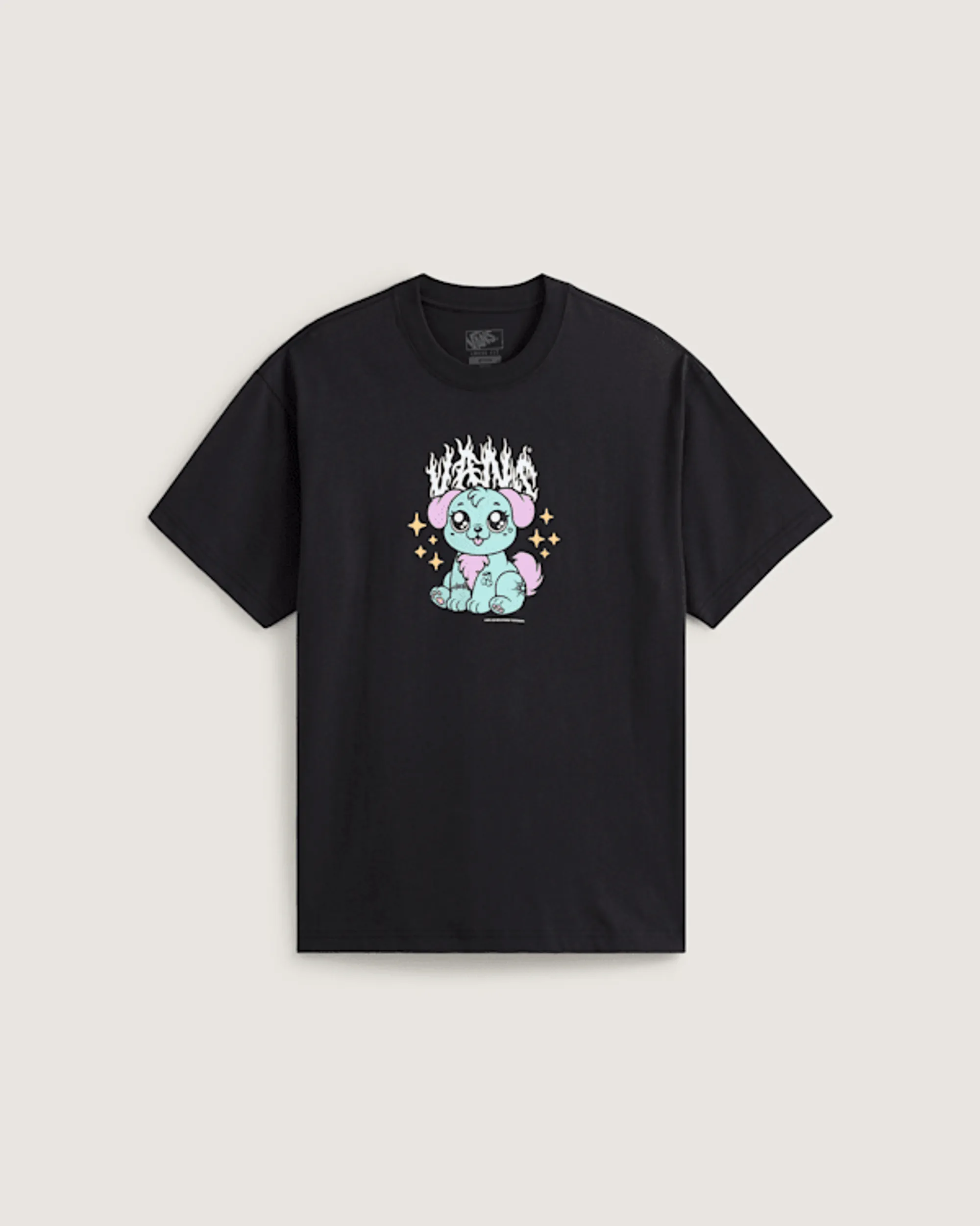 Vans - Puppy Loose T-Shirt, Man, Black