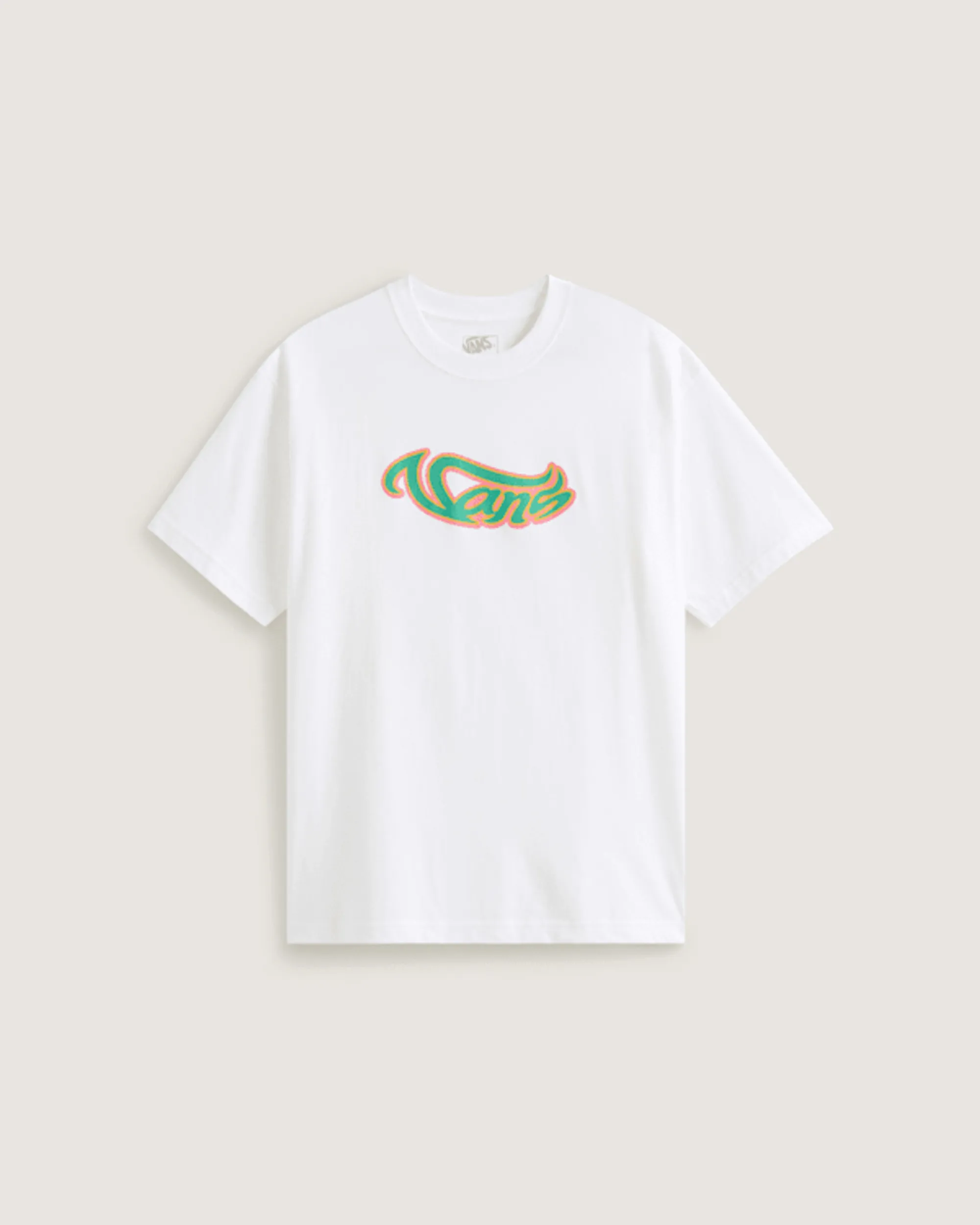 Vans - Wavy Script T-Shirt, Man, White