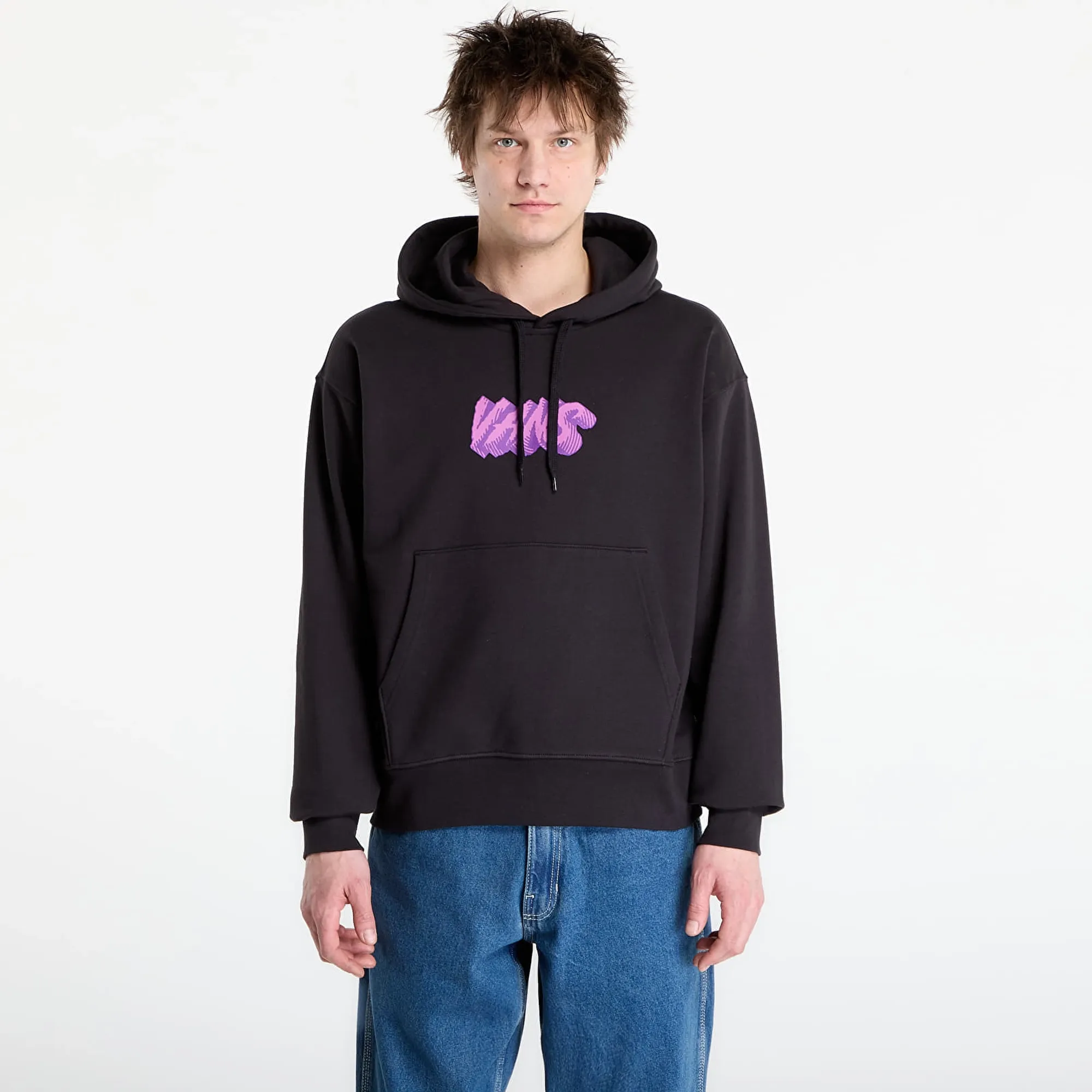 Sweatshirt Vans Stone Swirl Loose Po Hoodie Black L