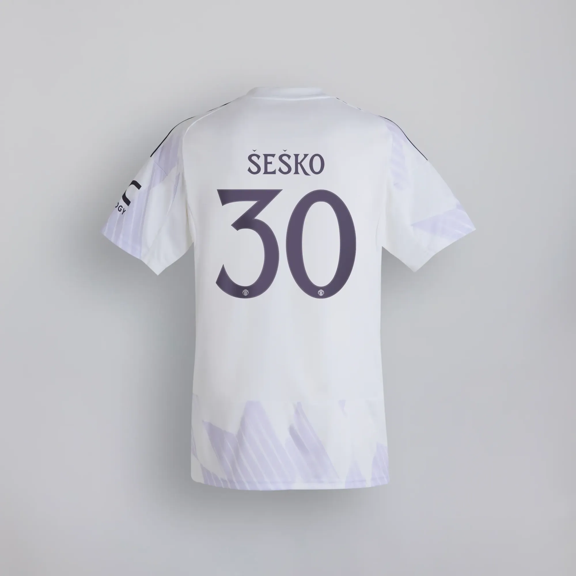 Manchester United 25/26 Away Kids Jersey with Sesko 30  Club Printing