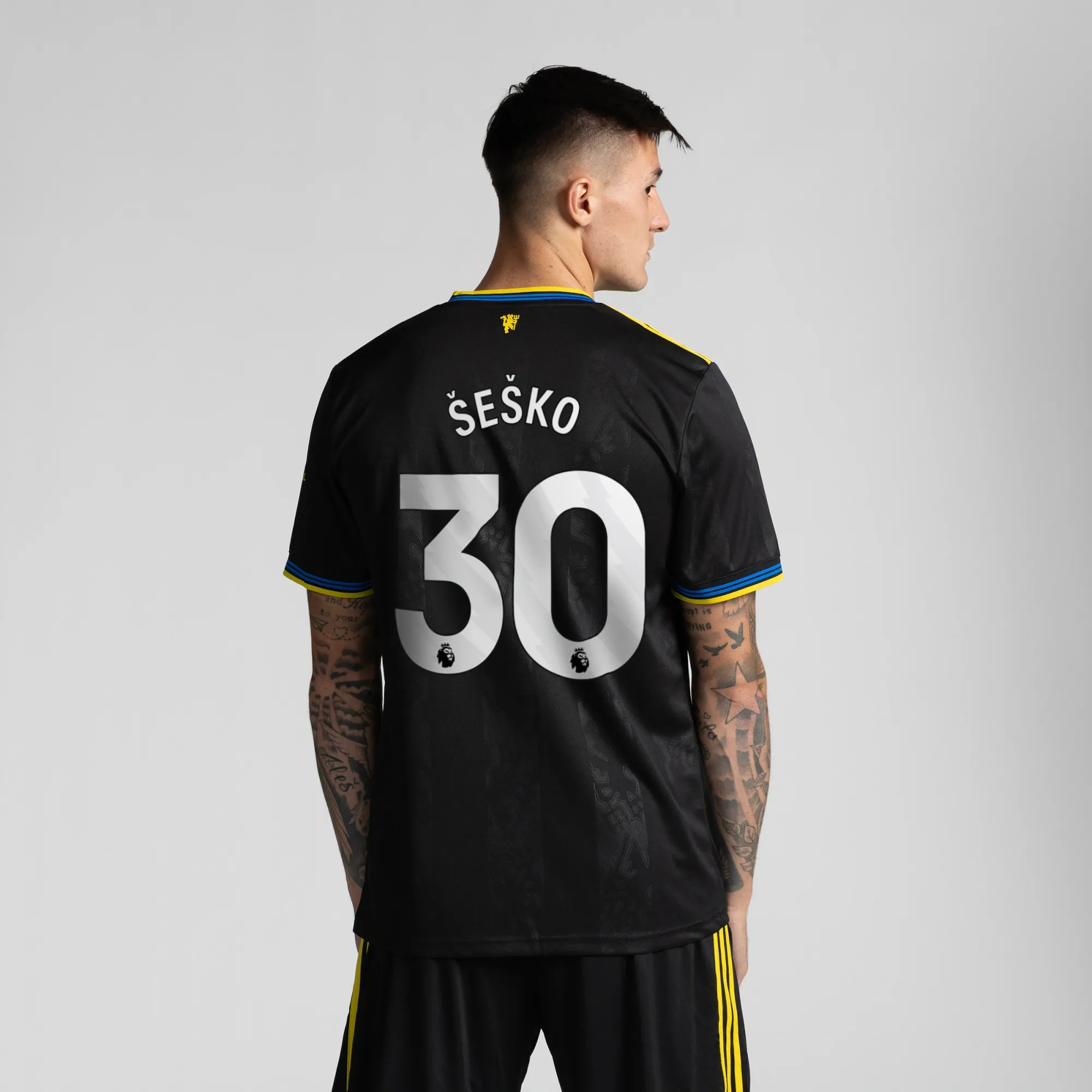 Manchester United 25/26 Third Jersey with Sesko 30 EPL Printing & Badge