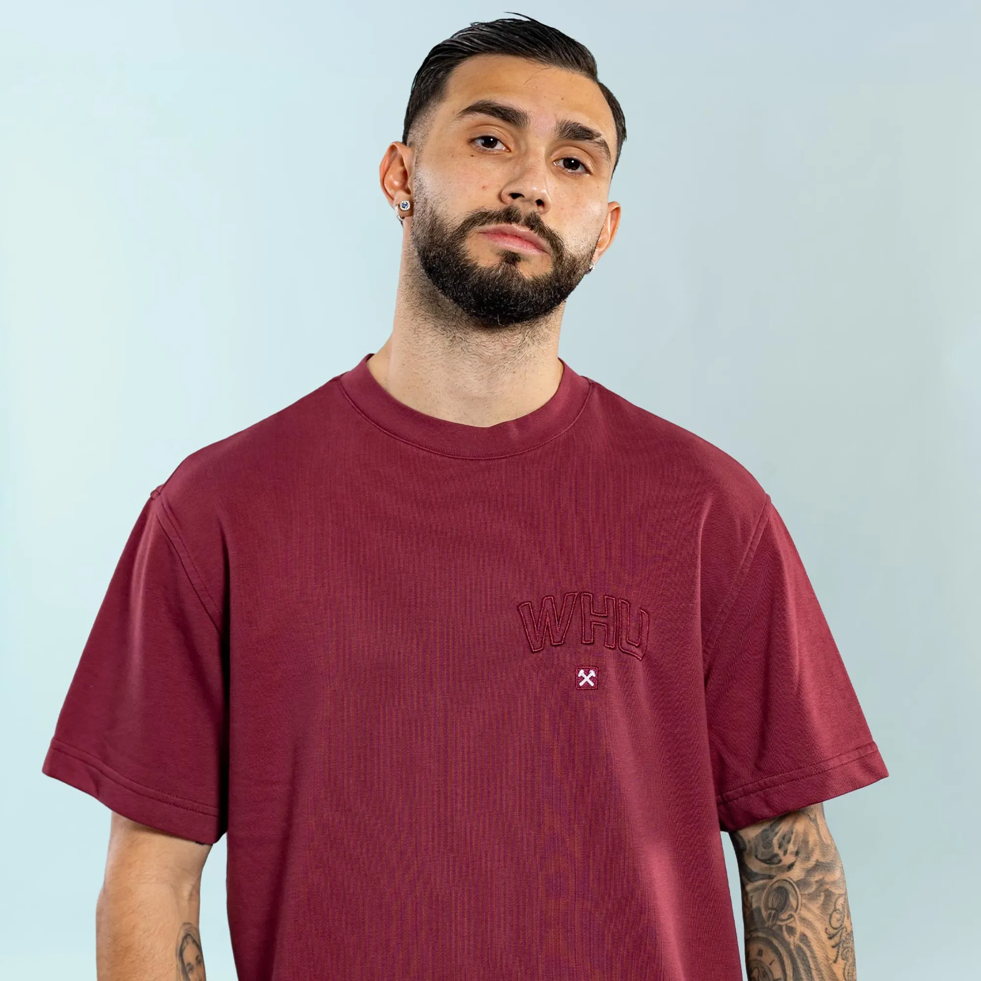 West Ham Claret Whu Applique T-Shirt