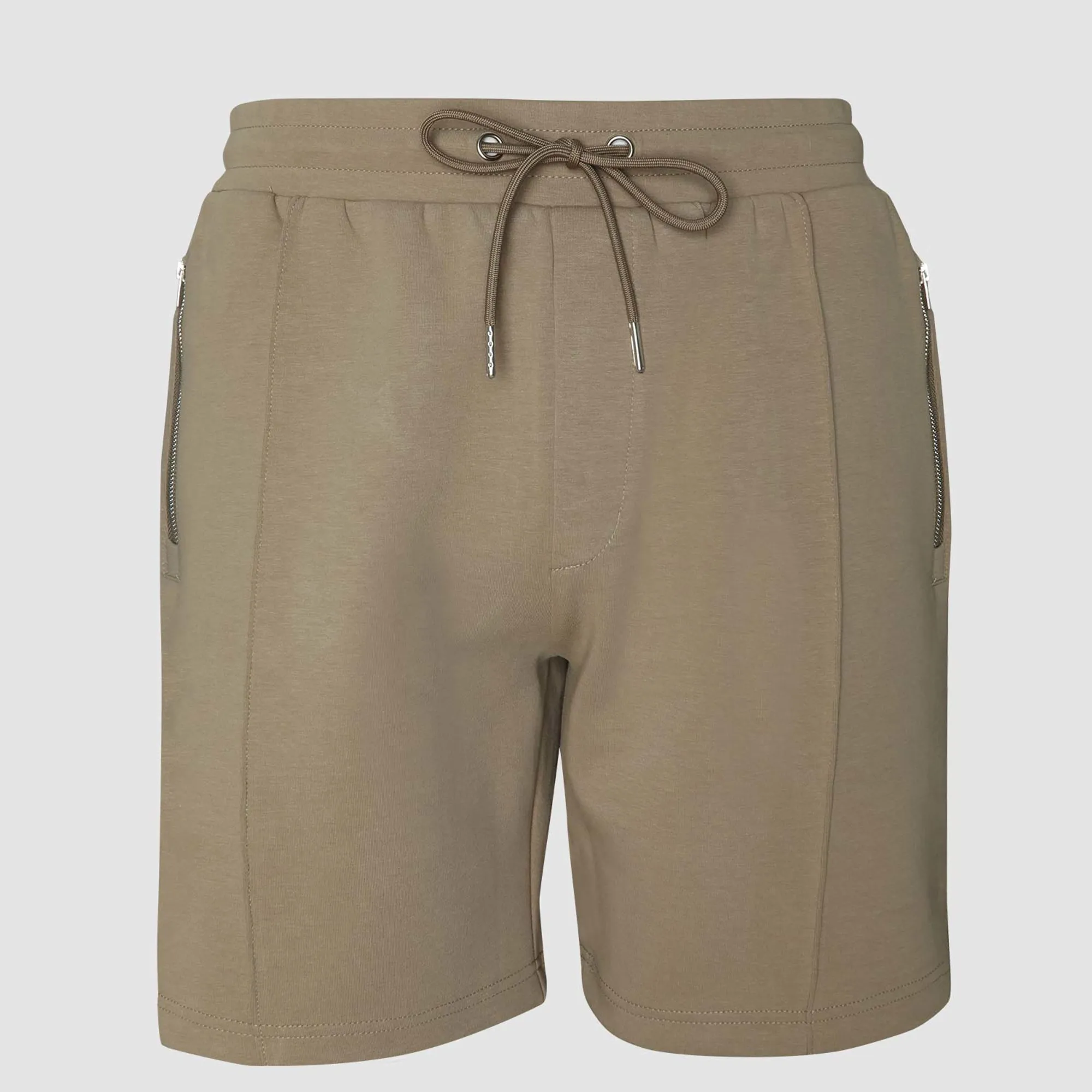 West Ham Stone Zipped Pocket Shorts