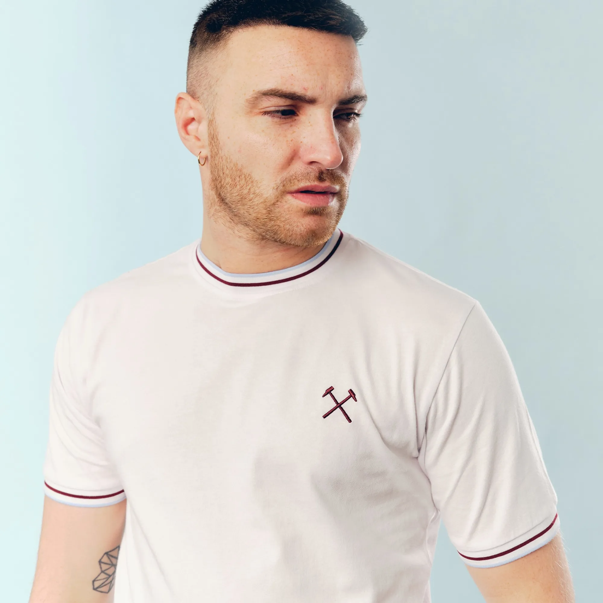 West Ham White Tipped T-Shirt