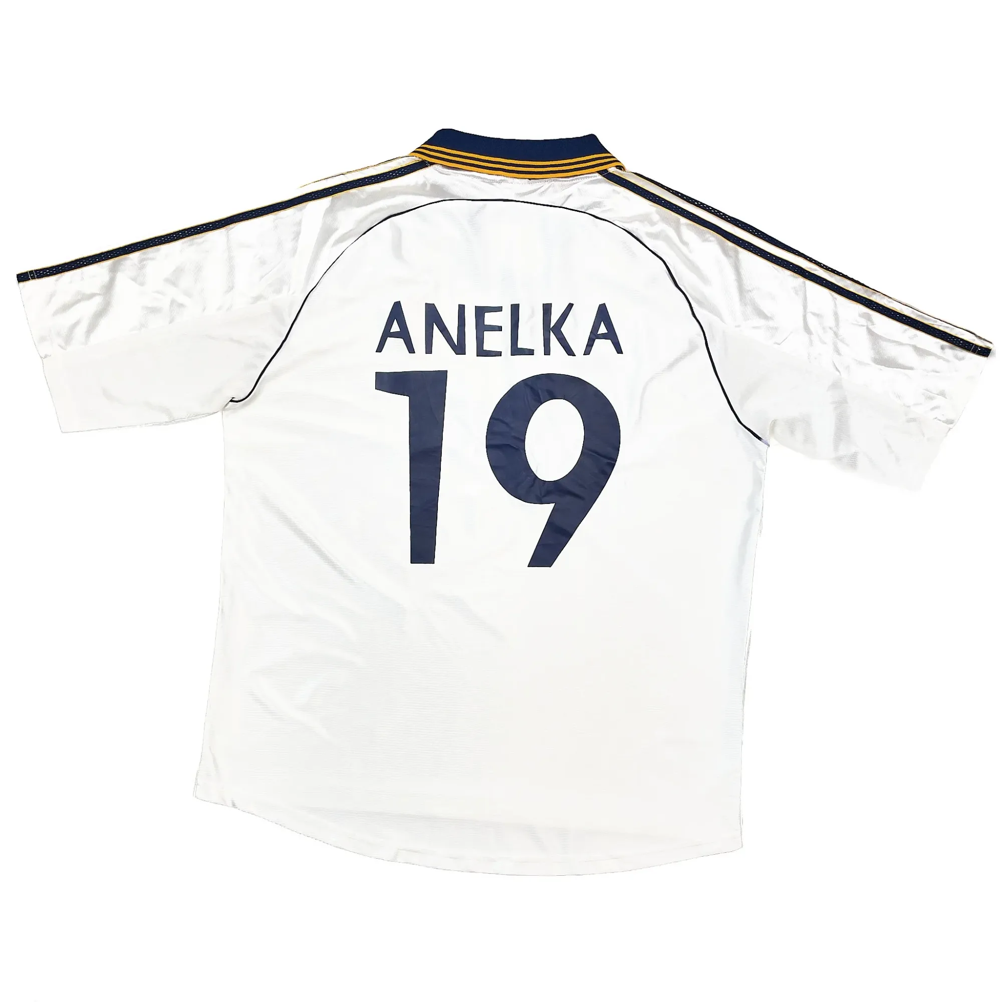 1998/00 Real Madrid Anelka #19 Home Shirt (XL) Adidas | Cult Kits