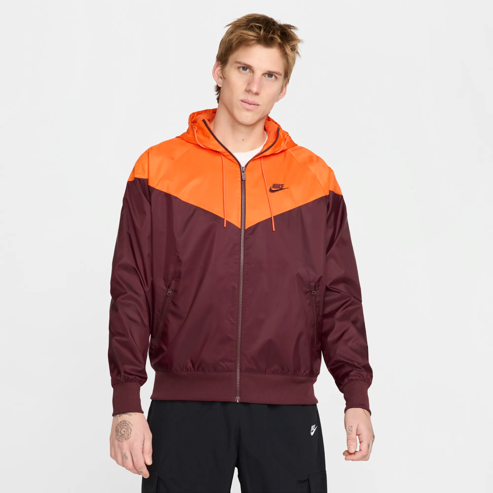 Nike Windrunner Men's Hooded Jacket - Red