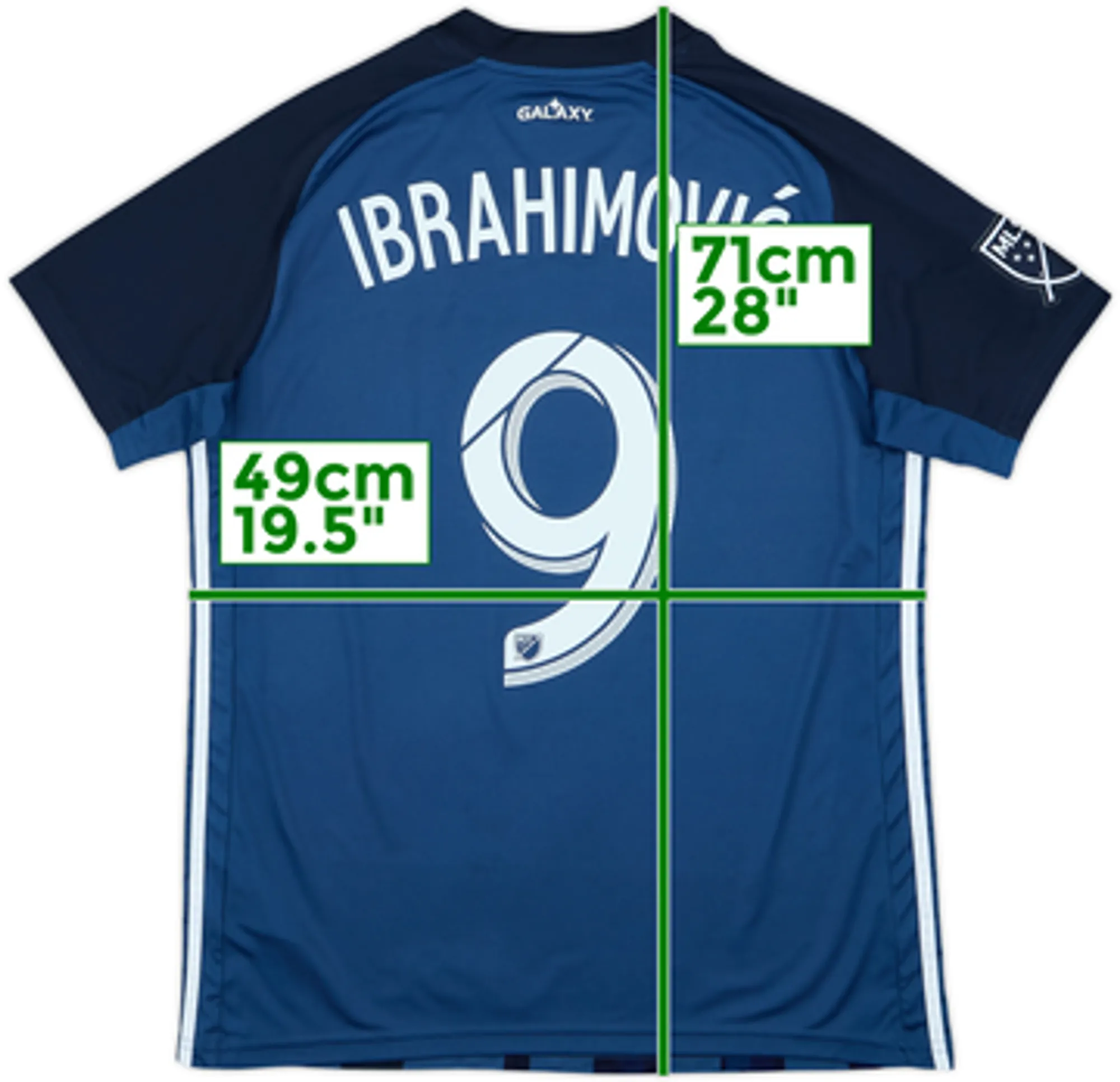 2019-20 LA Galaxy Away Shirt Ibrahimovic #9 - 10/10 - (Women's L)