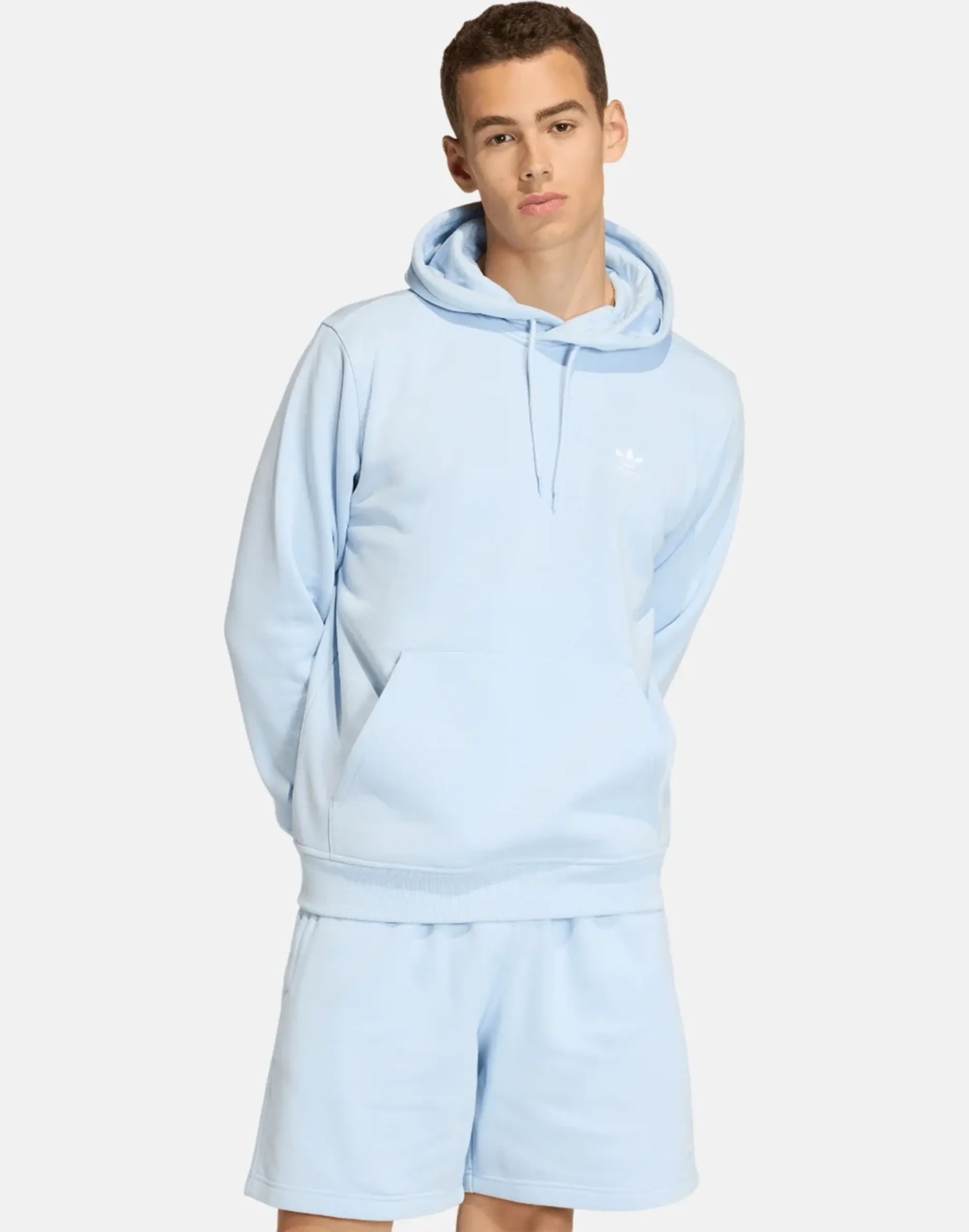 Men's Adidas Originals Essential Hoodie in Blue 