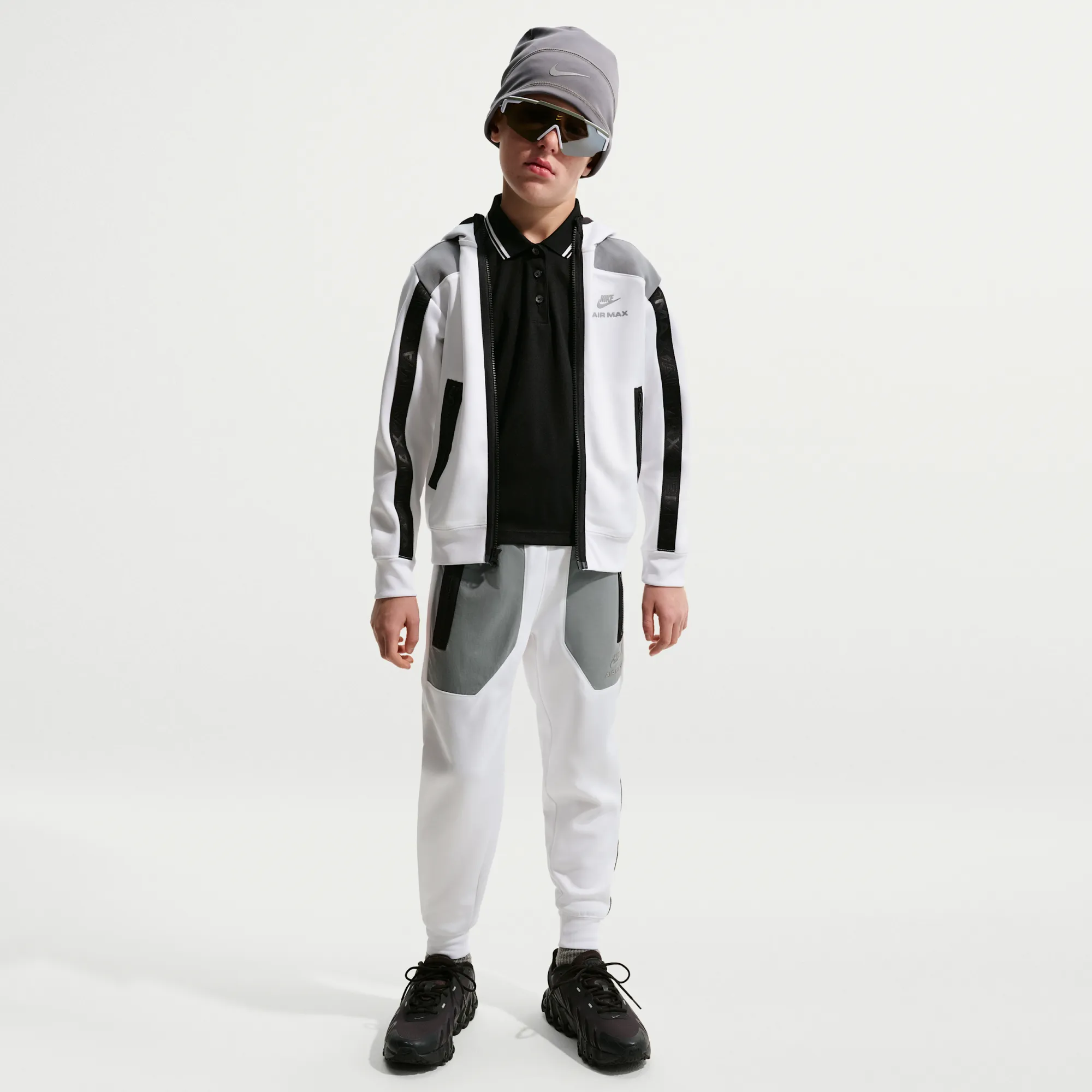 Nike Older Kids' Air Max Jogger - White - Polyester