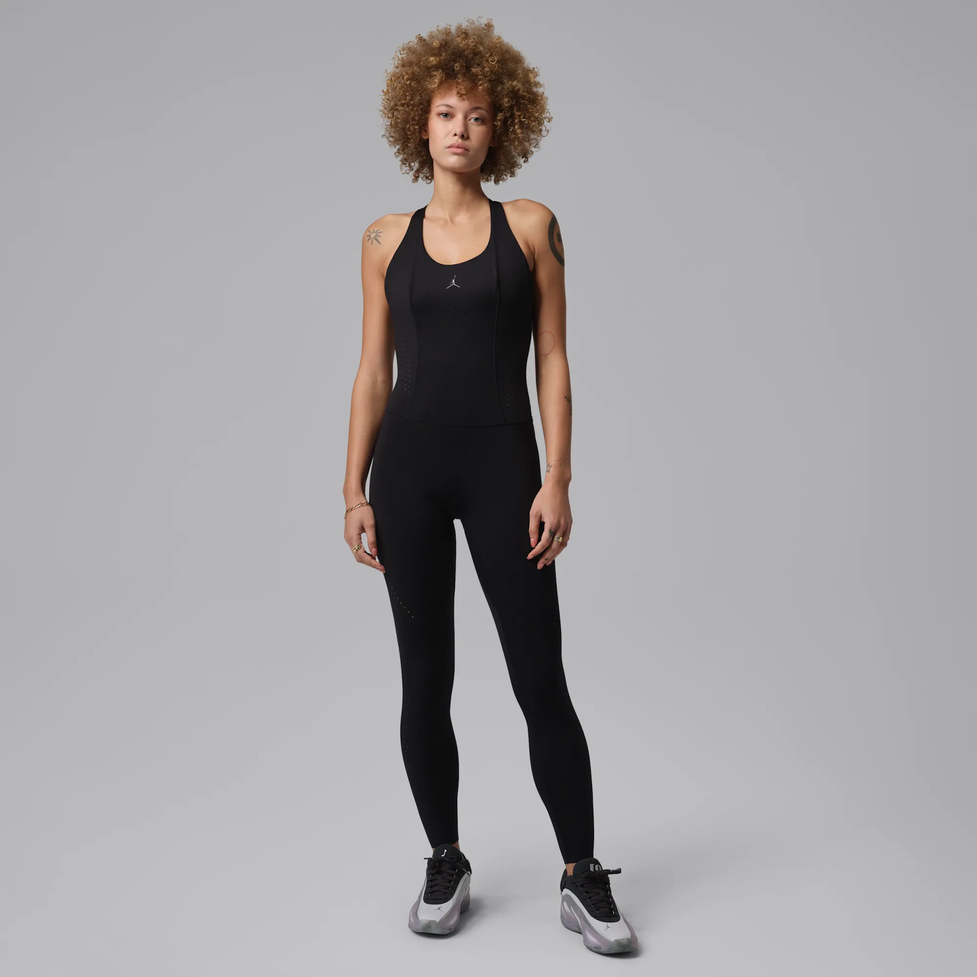 Nike Jordan Sport Flightweight Women's Jumpsuit - Black - Polyester/Elastane