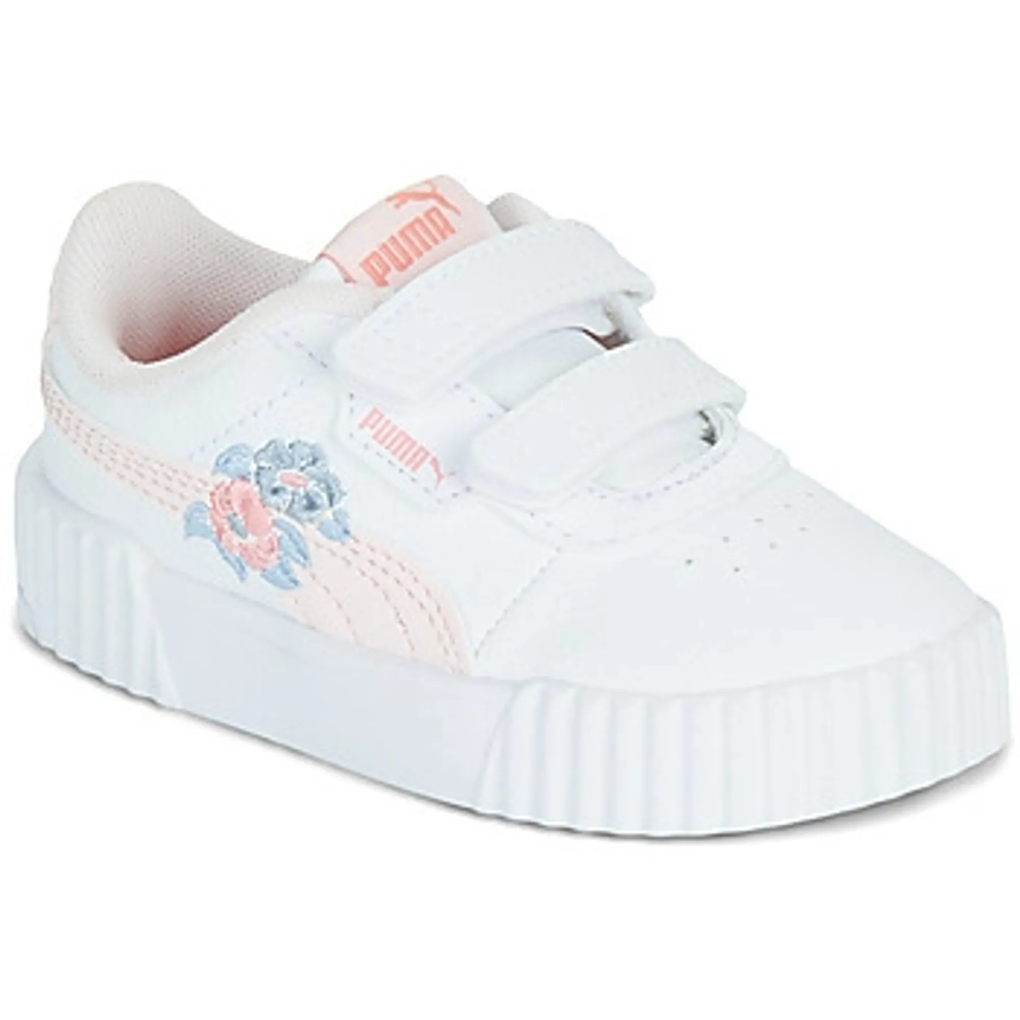 Puma  Carina 3.0 Floral V Inf  girls's Children's Shoes (Trainers) in White