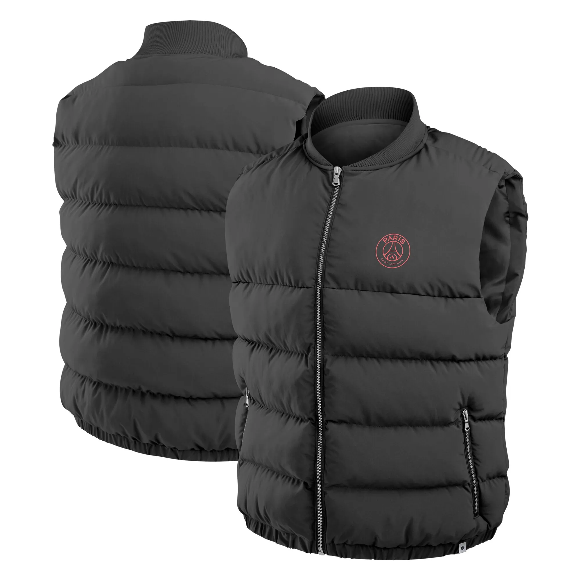 Paris Saint-Germain Padded Gilet - Classic Pewter - Mens