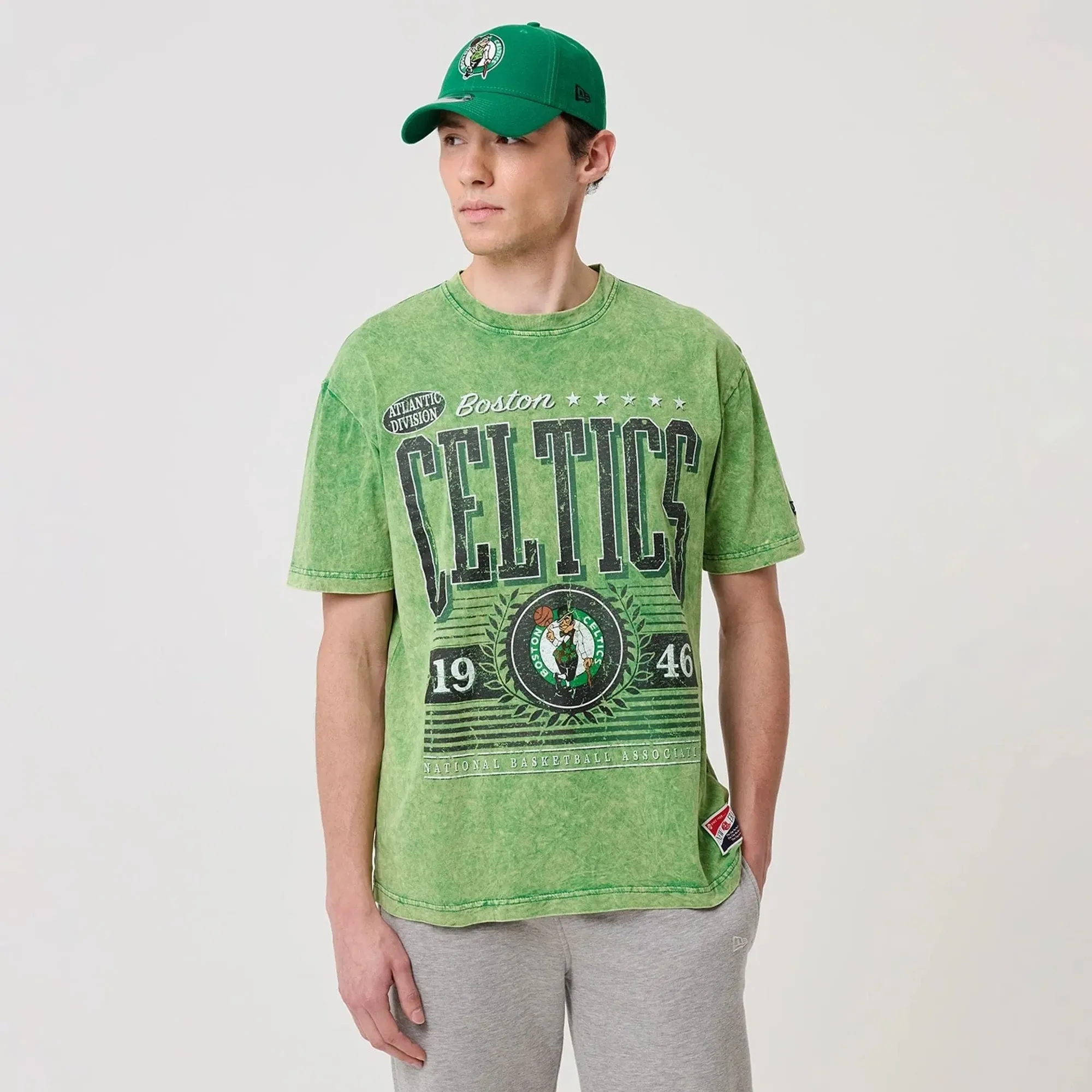 Boston Celtics NBA Green T-Shirt New Era Cap adult unisex