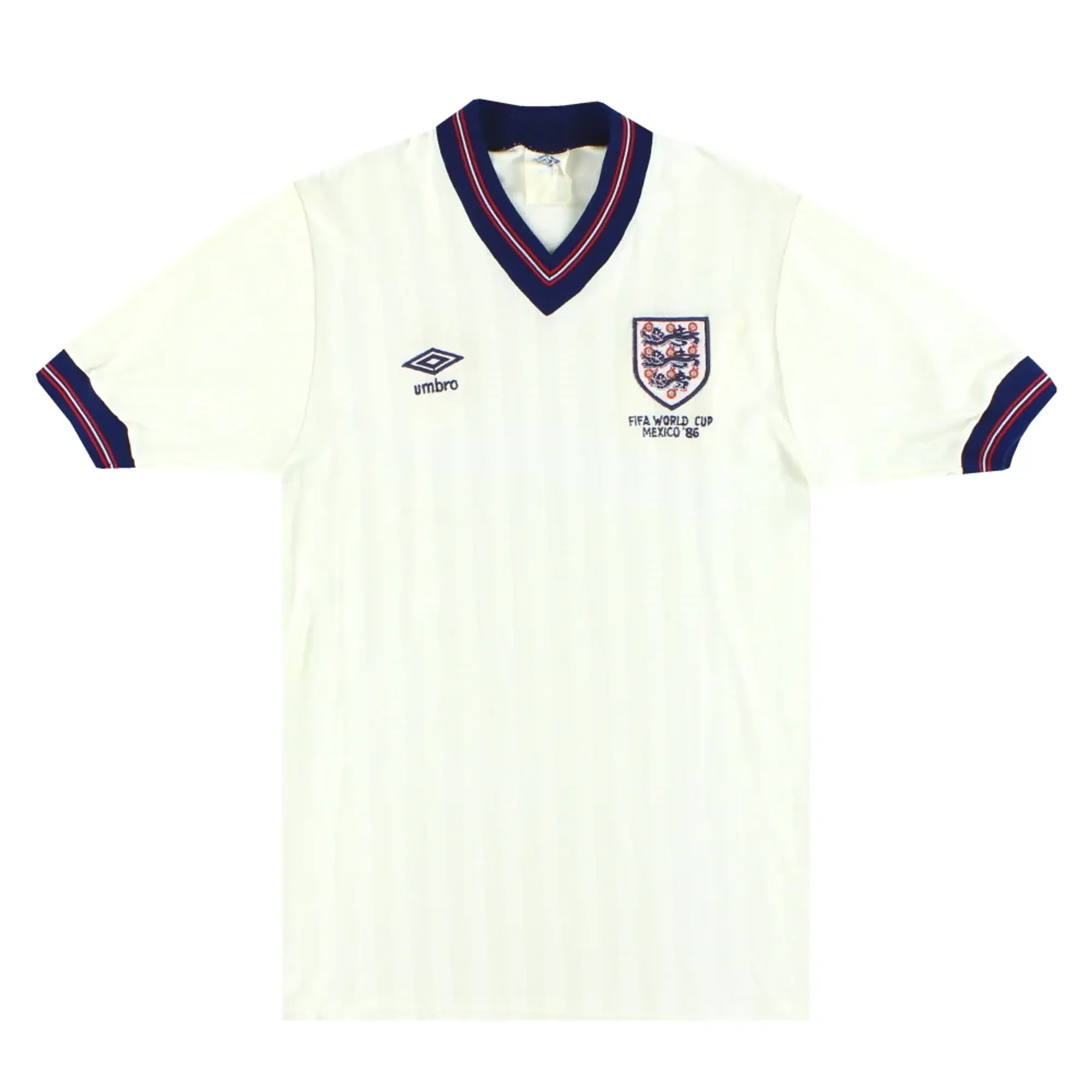 1984-87 England Umbro Home Shirt M - England / Excellent 