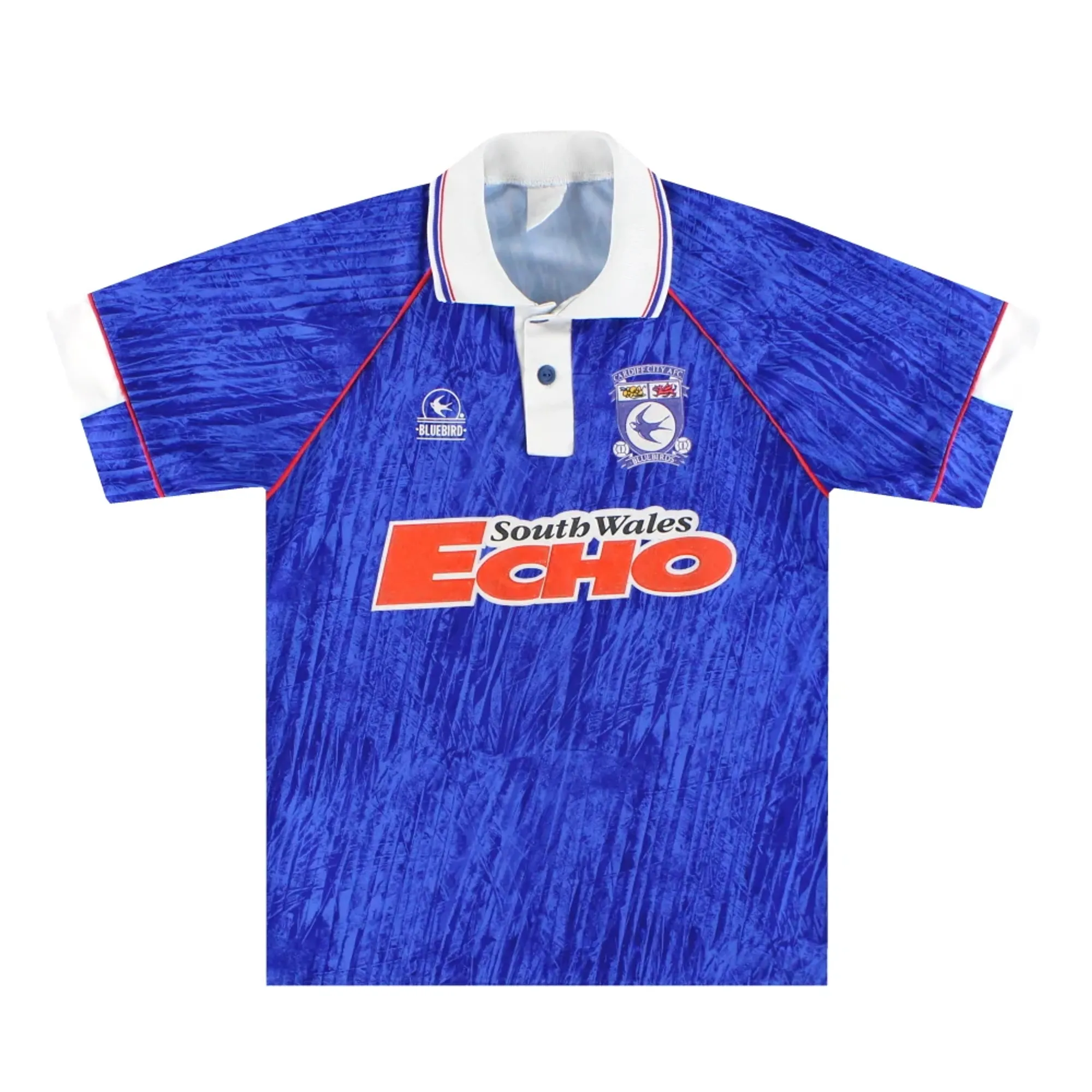 1992-94 Cardiff Home Shirt S - Cardiff City / Excellent 