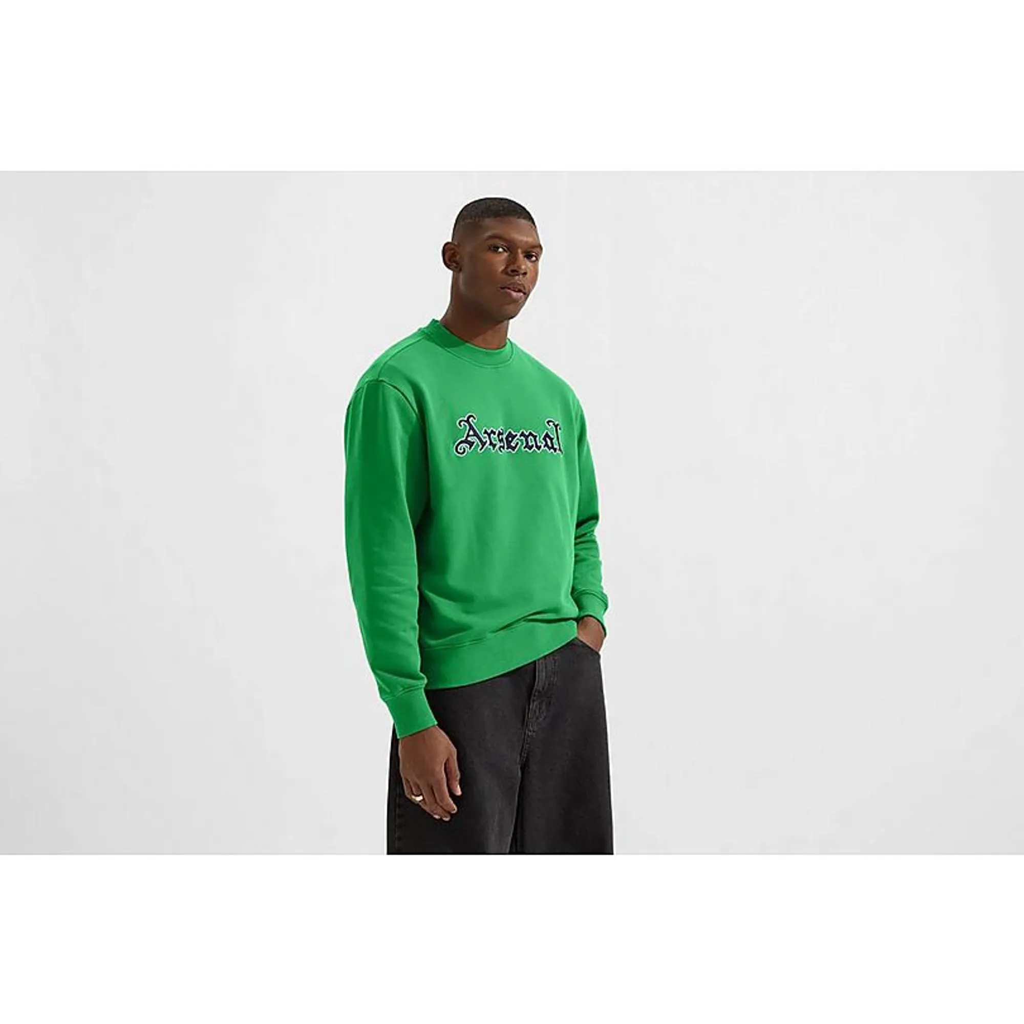 Arsenal Classics Unisex Gothic Green Crew Sweatshirt, Green