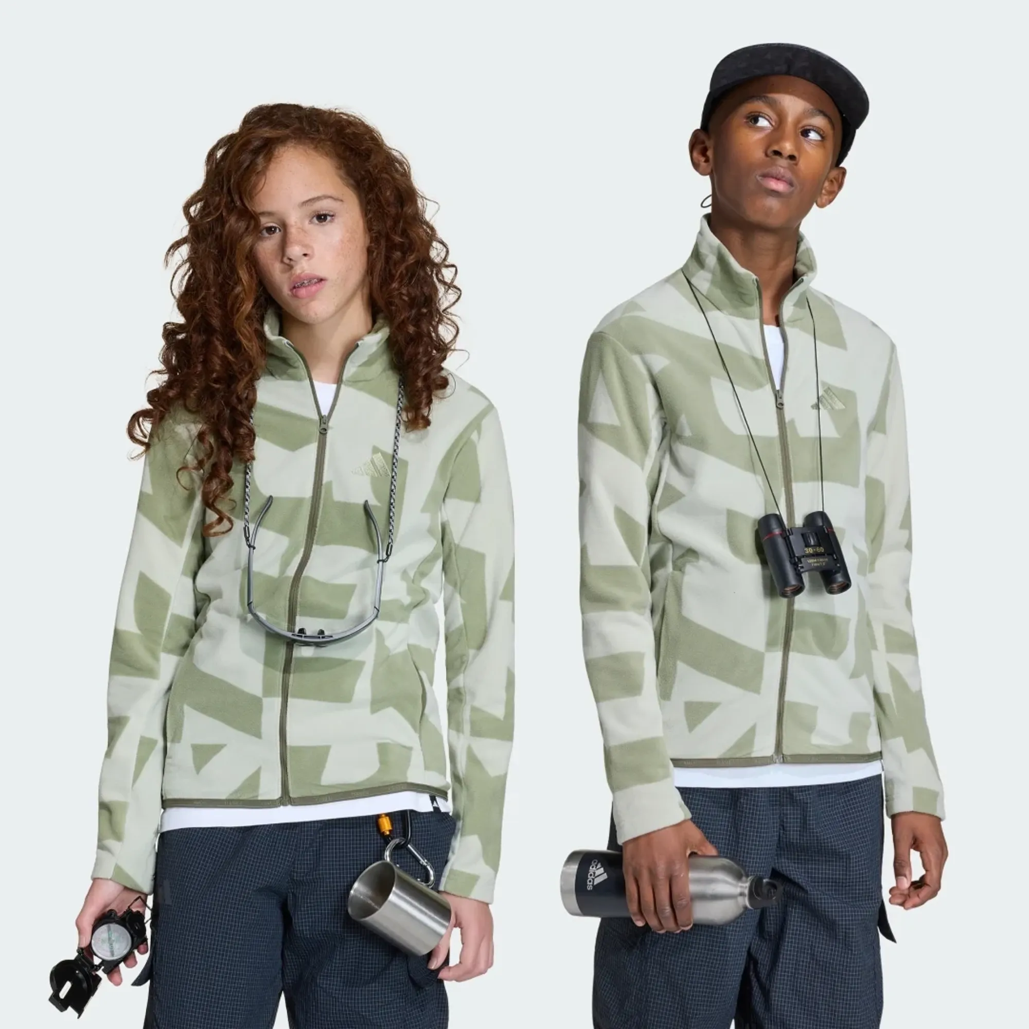 adidas Terrex Kids Multi Printed Full-Zip Fleece