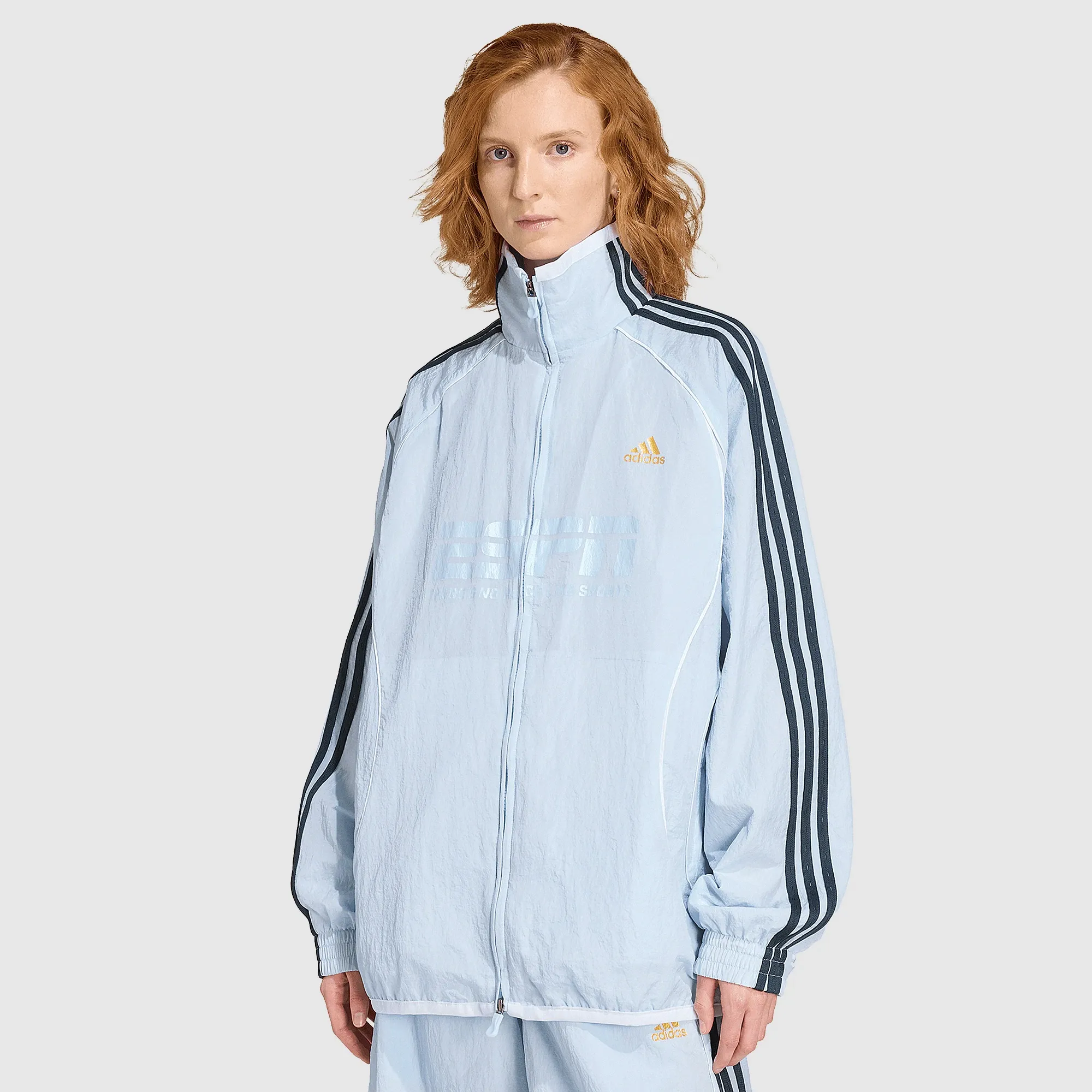 adidas Originals Womens Teamgeist Track Top Crystal Sky