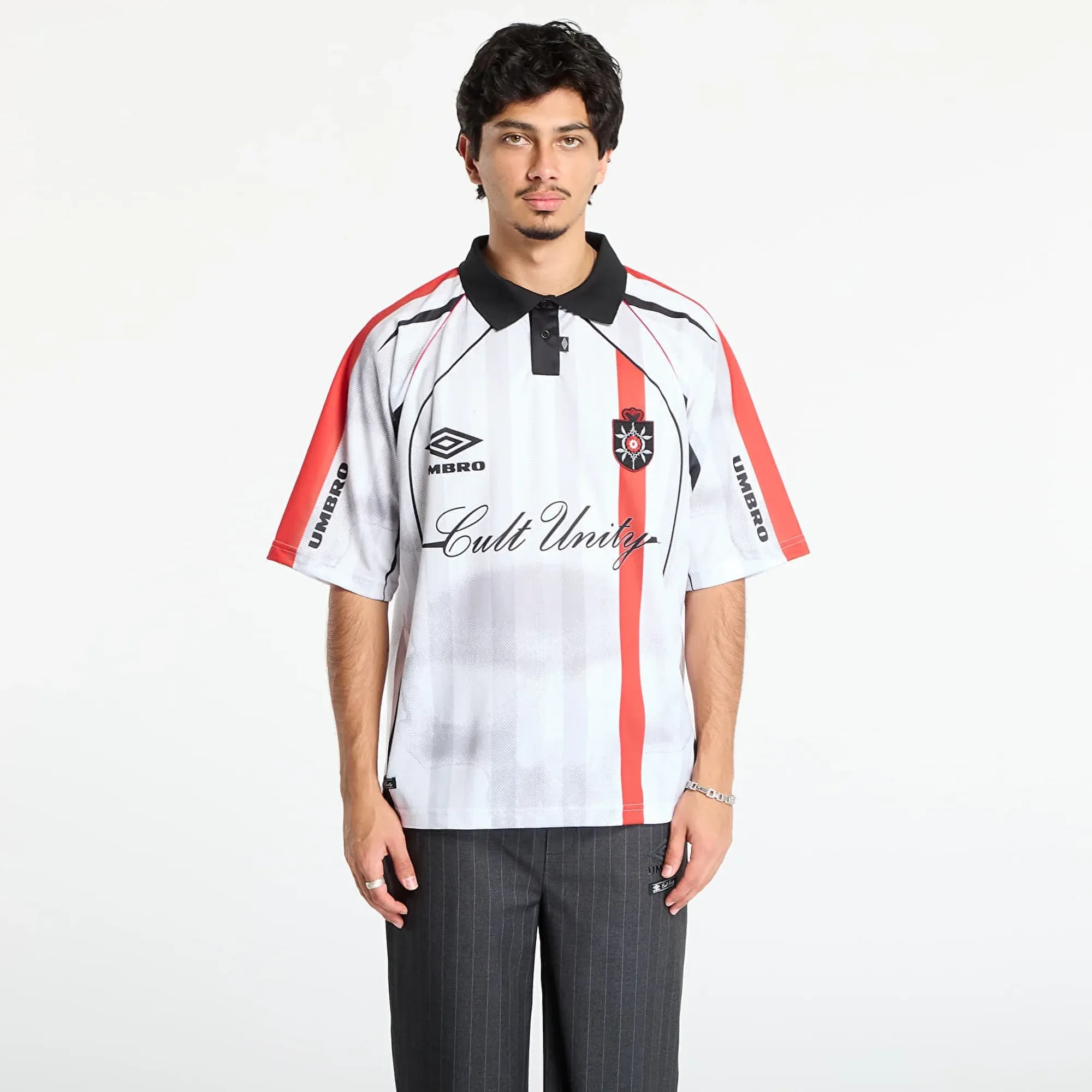 T-Shirt Umbro 01 03 Polo Black/ Red Xl