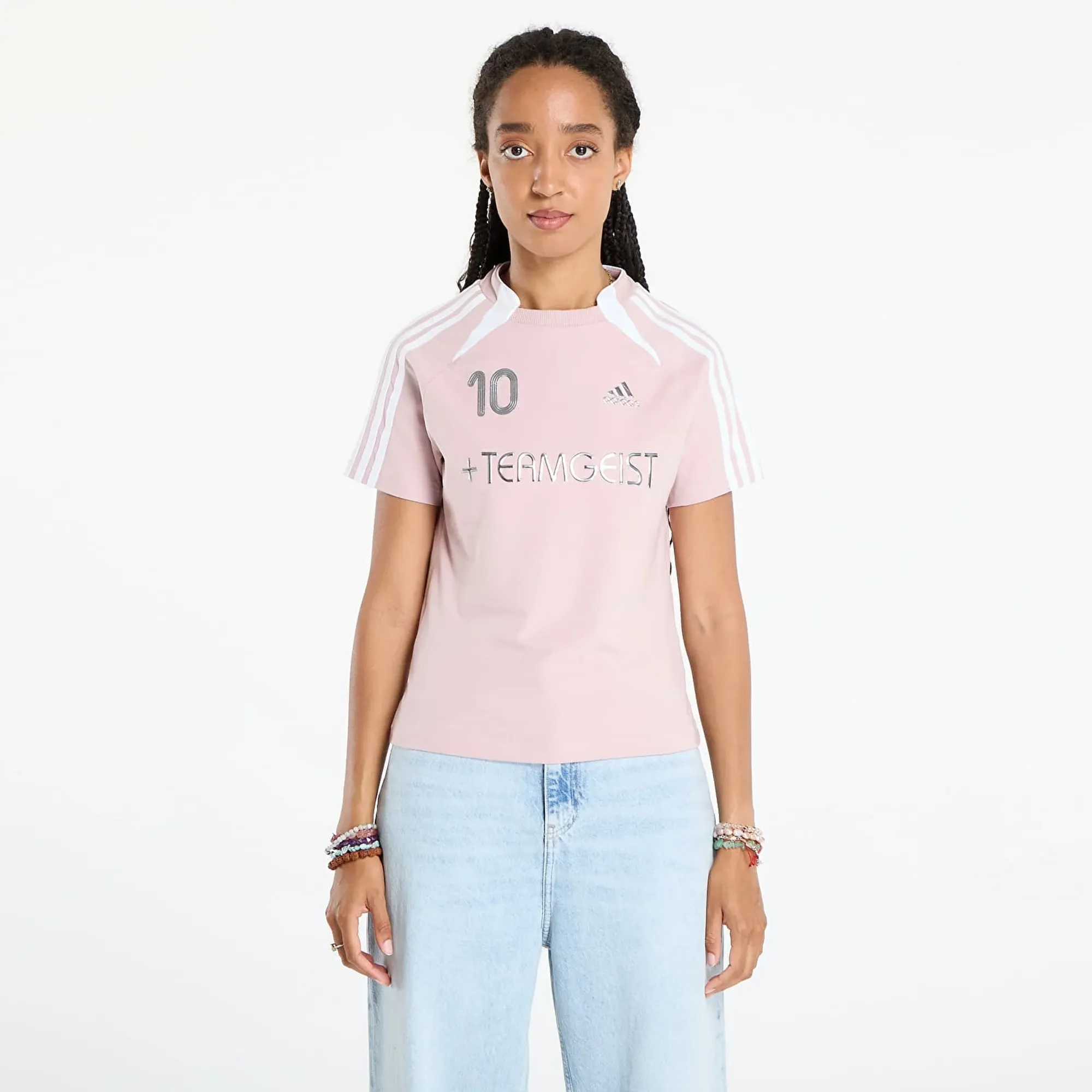 T-Shirt Adidas Adilenium Season 4 Teamgeist Slim T-Shirt New Rose S