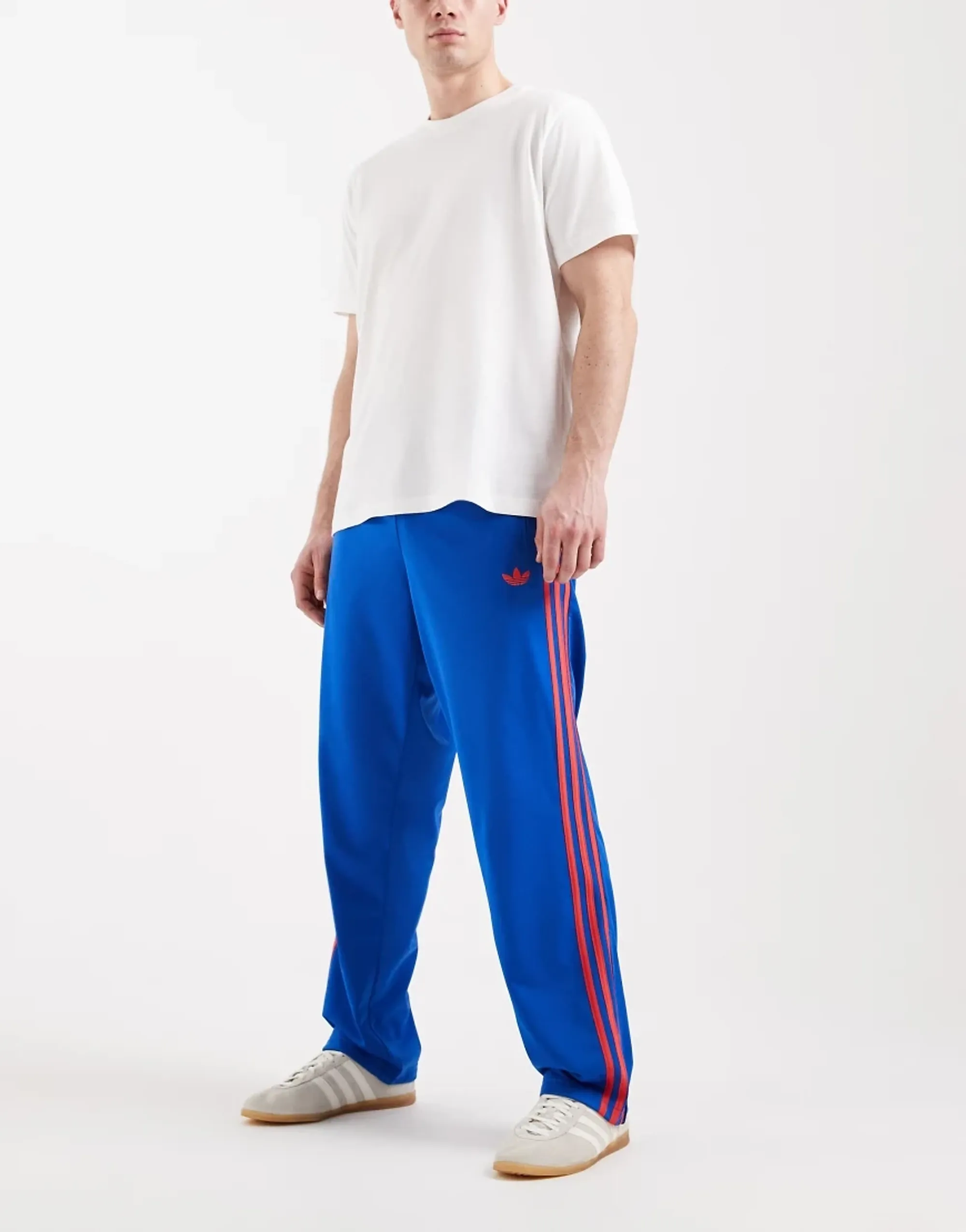 Pants Adidas Firebird Track Tracksuit Bottoms Blue M