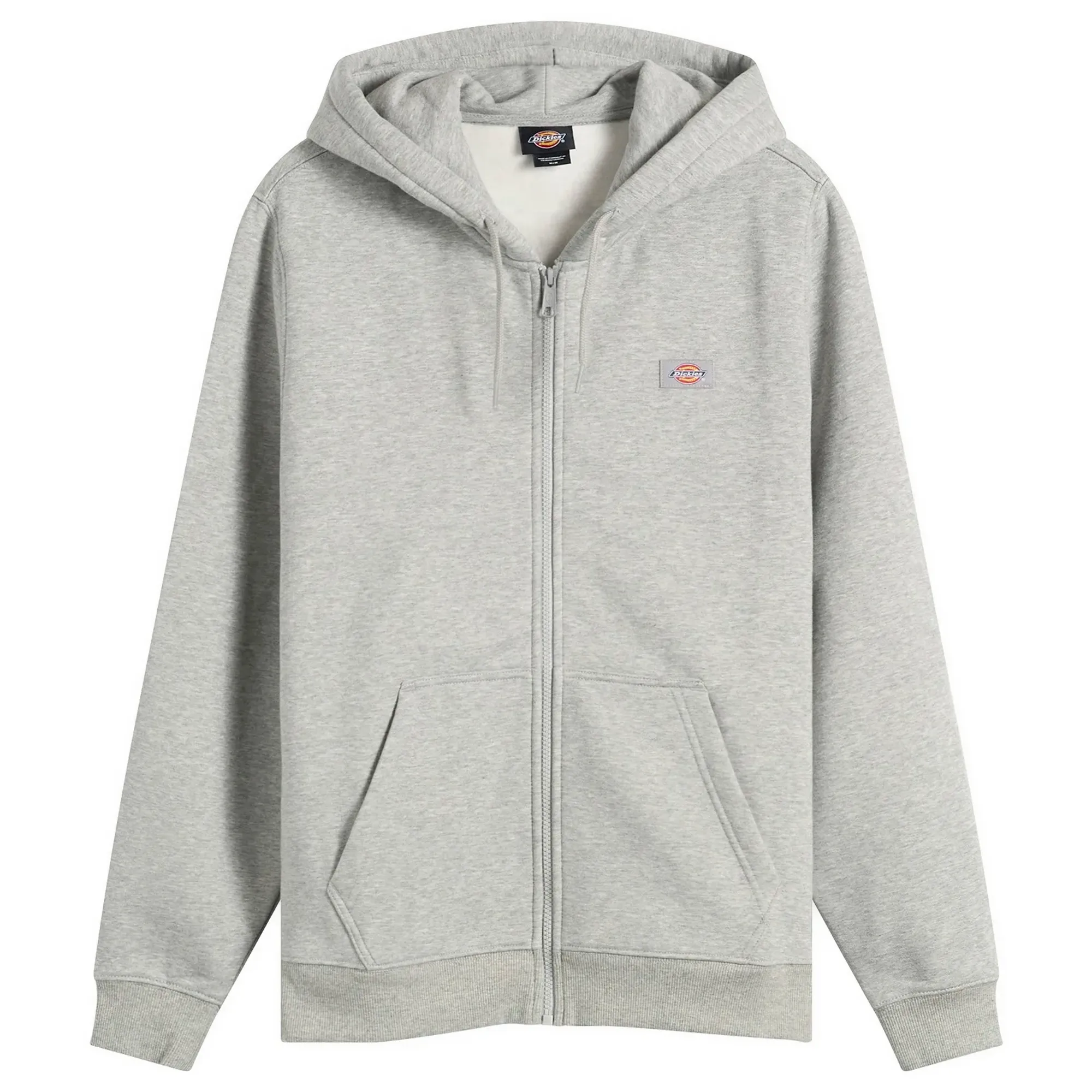 Dickies Men's Oakport Zip Hoodie Heather Grey