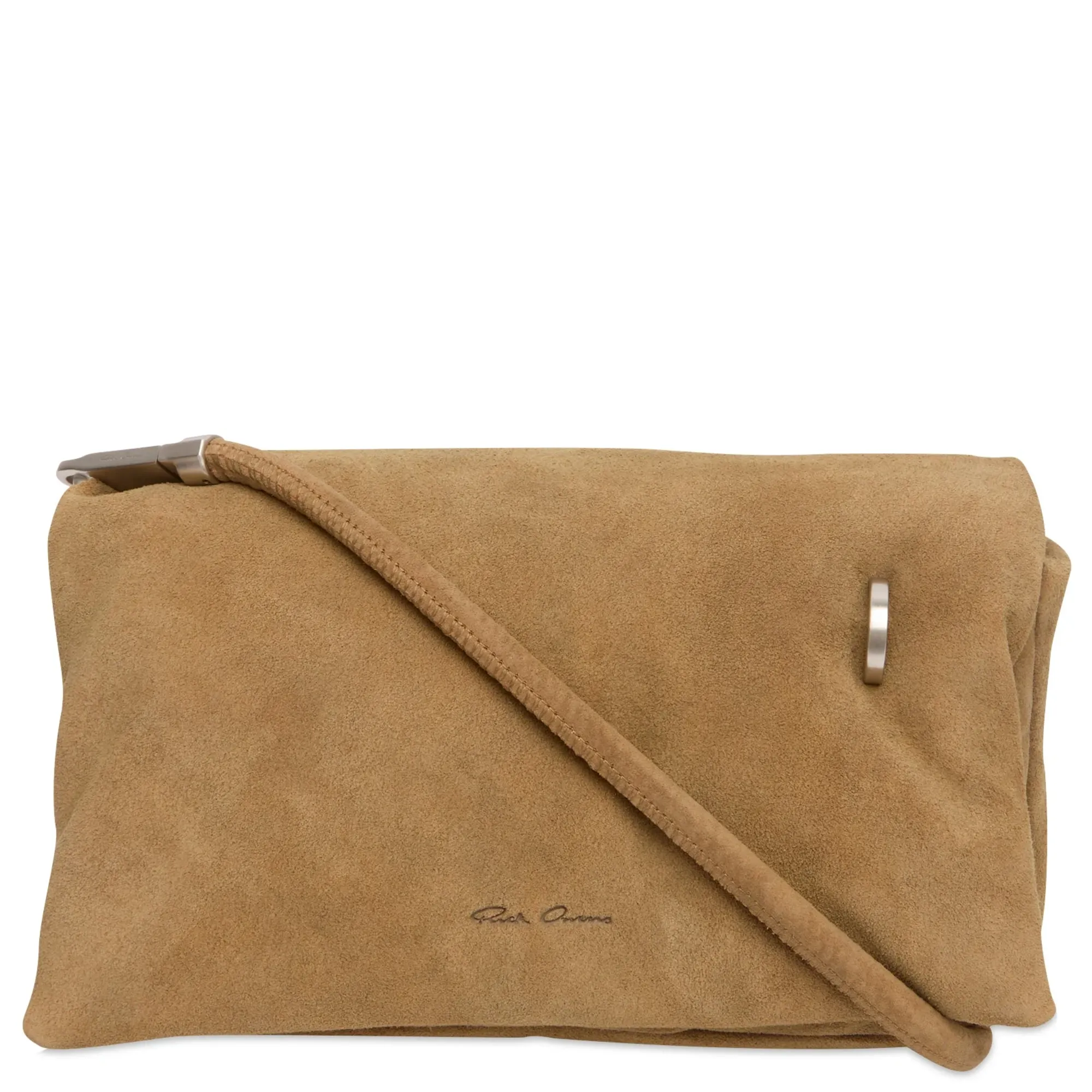 Rick Owens Women's Shoulder Pillow Griffin Bag Sumi Brown
